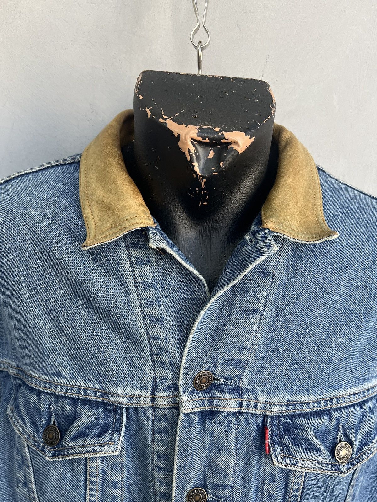 Levi's Vintage western storm rider trucker Levis jacket 90s Size US M / EU 48-50 / 2 - 3 Thumbnail