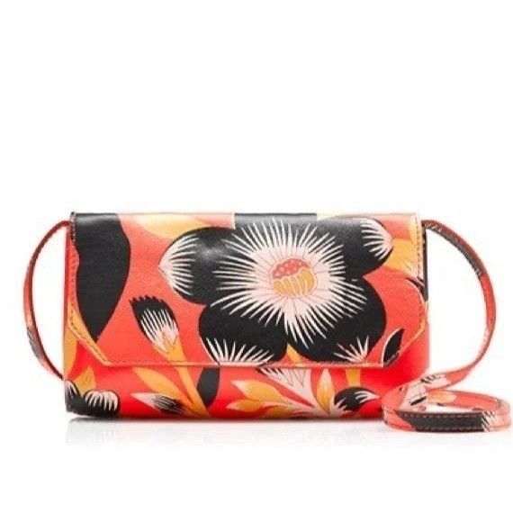 J.Crew J.Crew Multicolor Hibiscus Print Crossbody Clutch Purse Bag Size ONE SIZE - 1 Thumbnail