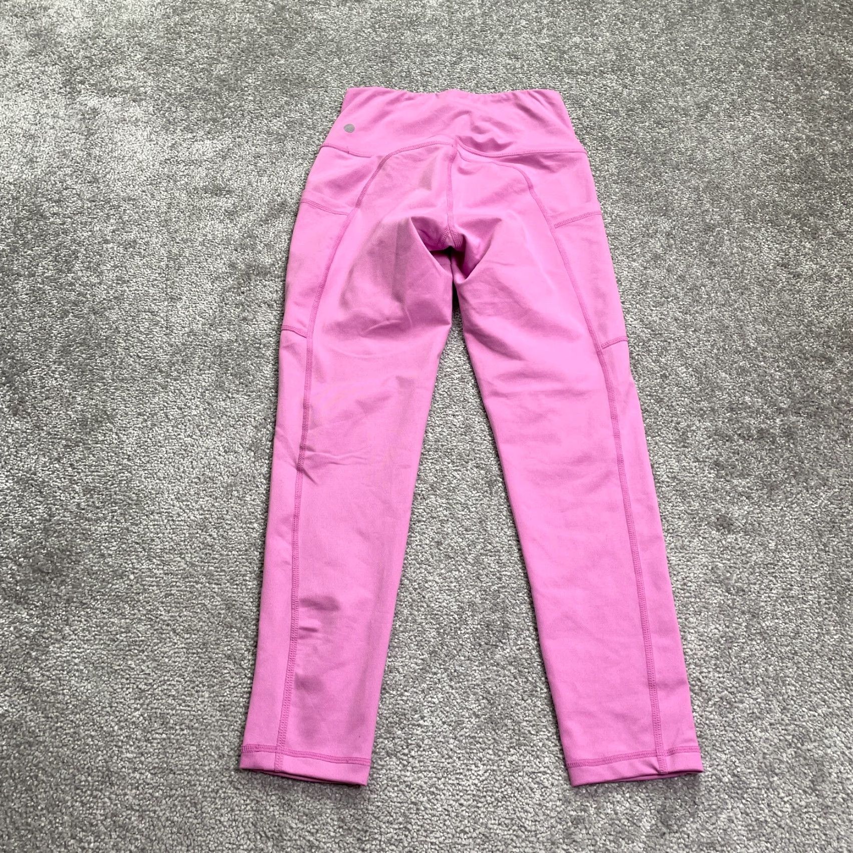 Vintage Z by Zella Compression Leggings Women XS Pink Pocket Athletic Active Gym 23x24.5 Size 26" / US 2 / IT 38 - 2 Thumbnail