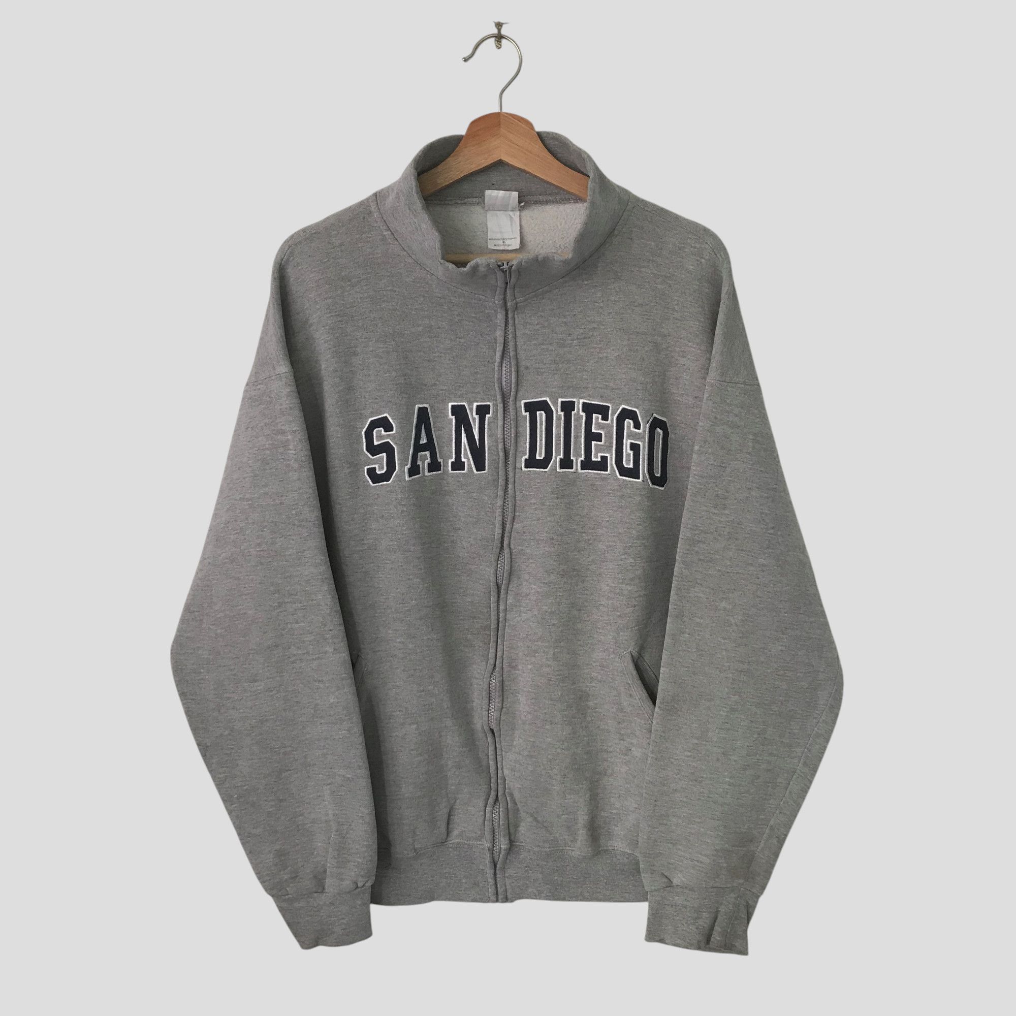 Alice San Diego Vintage San Diego Grey Sweater Xlarge - 388 Size US XL / EU 56 / 4 - 1 Thumbnail