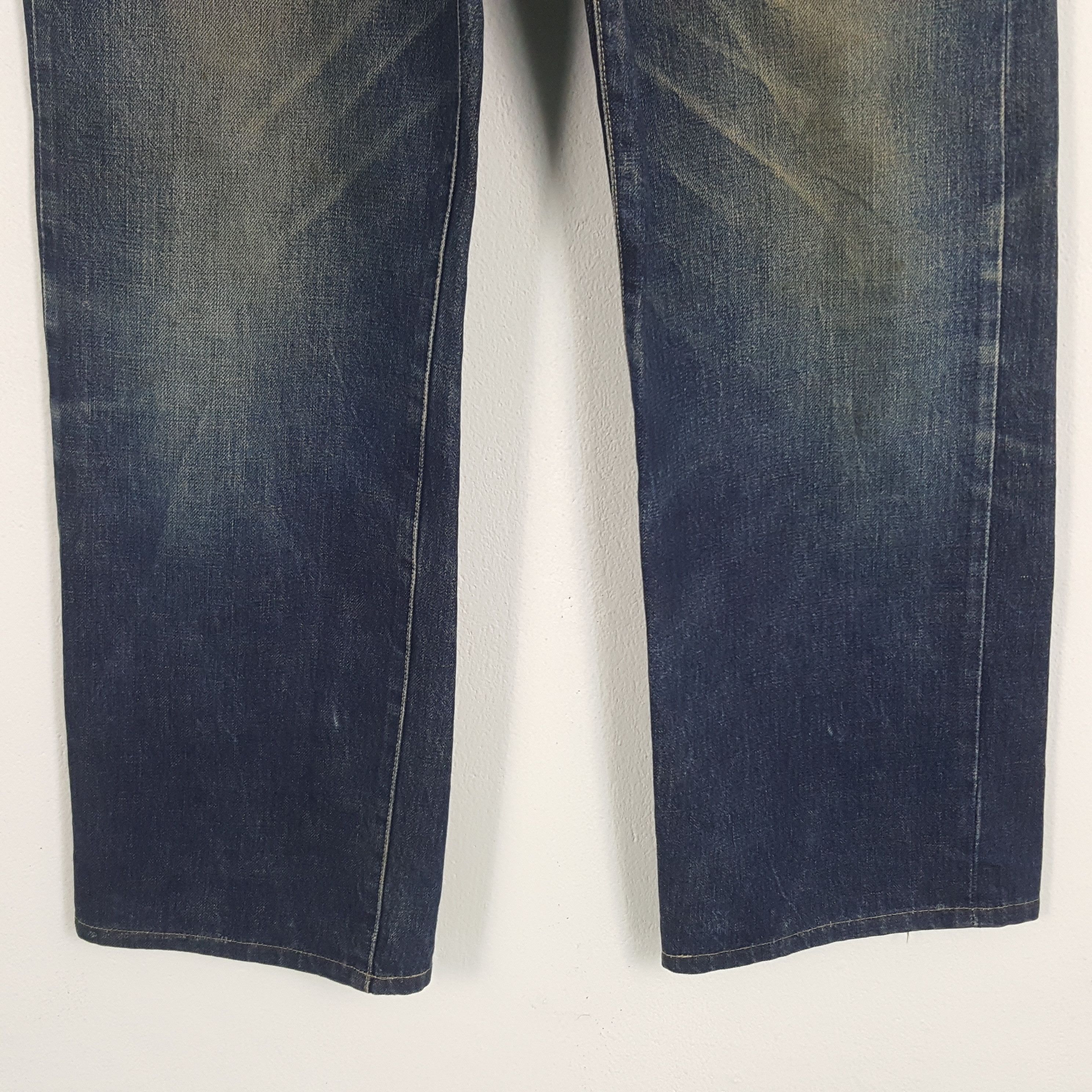 Japanese Brand × Vintage Vintage Evisu Japanese Brand Daicock Custom Art Denim Jeans Size US 33 - 6 Thumbnail