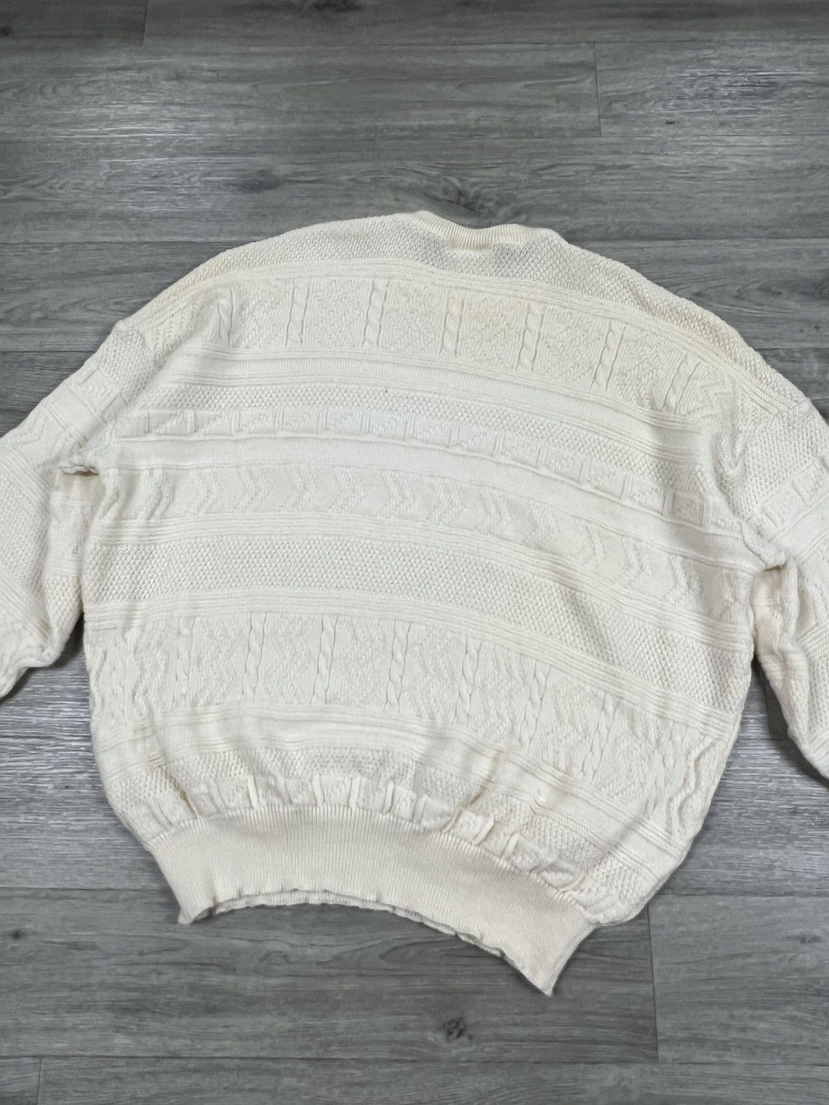 Lacoste Vintage 90s Lacoste Wool acryl Knit yellow Sweater Size US XL / EU 56 / 4 - 12 Thumbnail