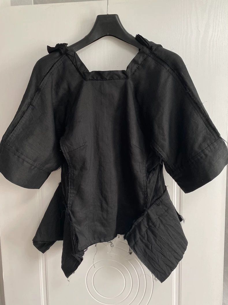 Junya Watanabe Junya Watanabe Backless Linen Ethnic Style Shirt Size M / US 6-8 / IT 42-44 - 1 Thumbnail