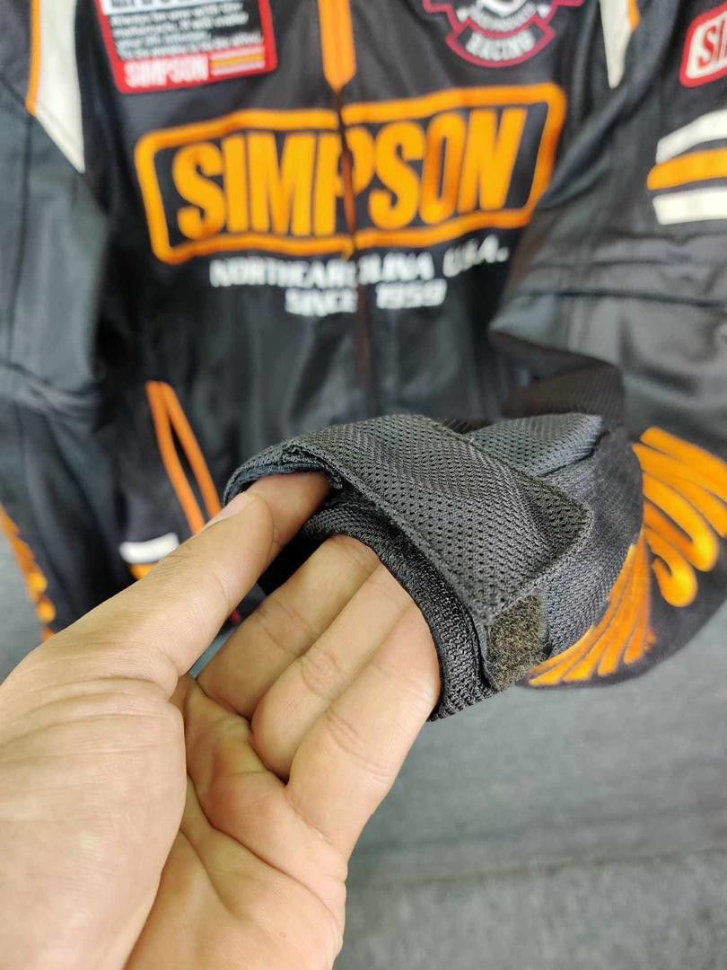 Vintage Vintage Simpson Racing Motorcycle Biker Jacket Size US L / EU 52-54 / 3 - 15 Thumbnail
