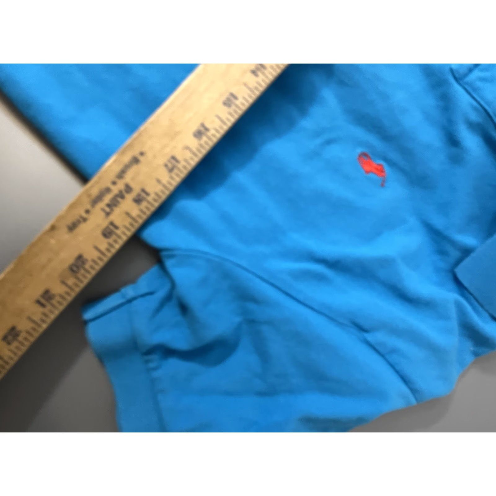 Ralph Lauren VINTAGE Ralph Lauren Polo Shirt Polo Big Pony Embroidered Men M Aqua Blue Short Sleeve Polo Size US M / EU 48-50 / 2 - 6 Thumbnail