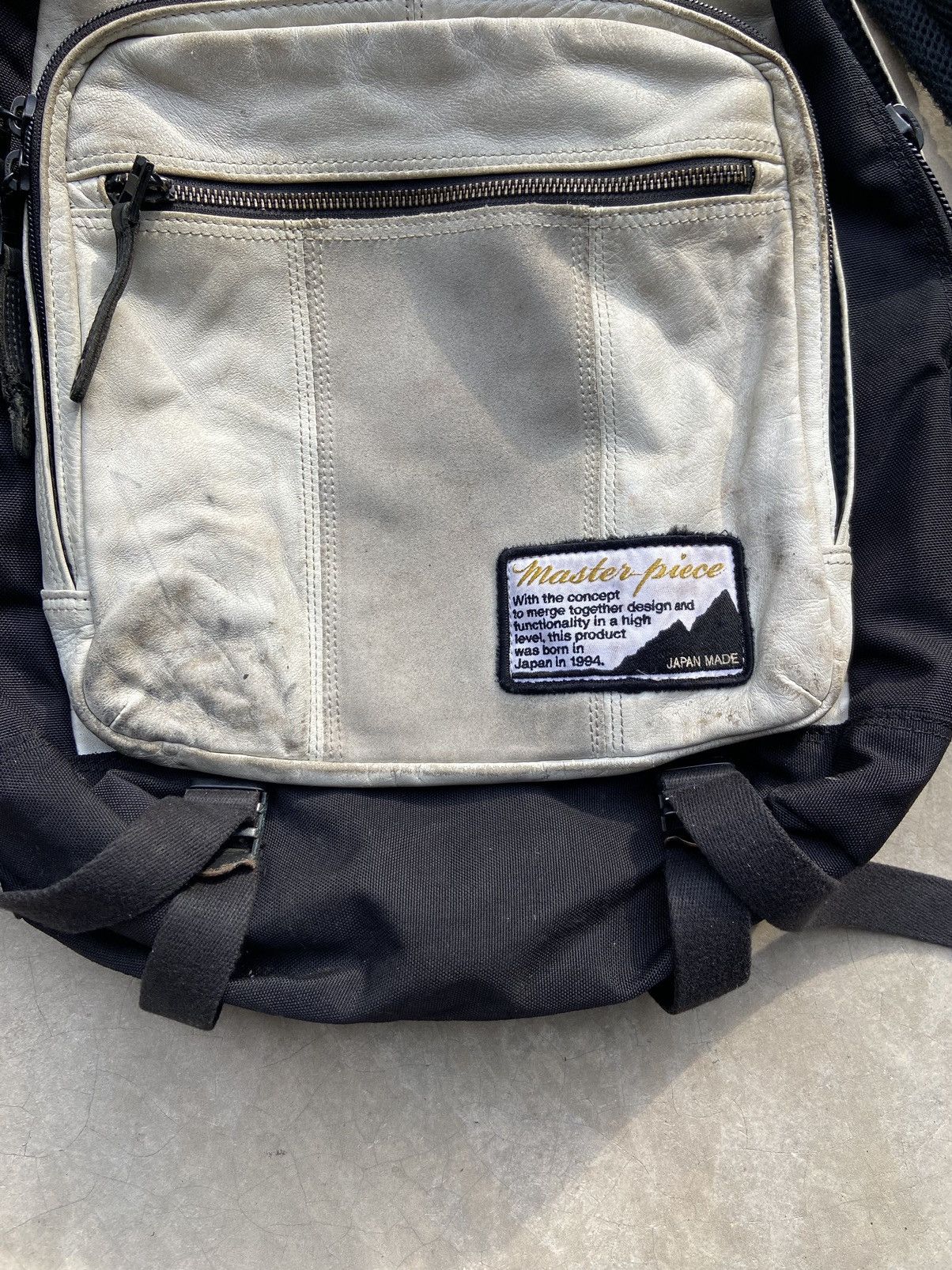 Japanese Brand × MasterPiece Distress Masterpiece Japan Backpack nice Design Size ONE SIZE - 3 Thumbnail