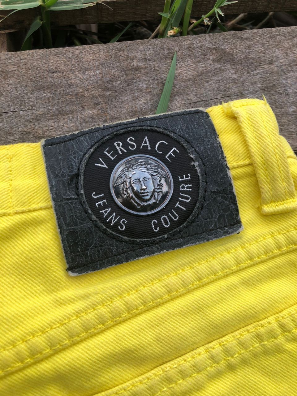Versace Jeans Couture Versace Jeans Couture Yellow Denim Size 26" / US 2 / IT 38 - 8 Thumbnail