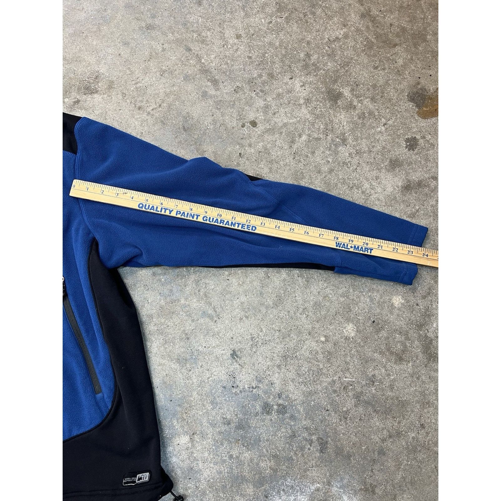 Rei REI Fleece Jacket Men's XL Full Zip Blue Black Canada VTG Size US XL / EU 56 / 4 - 10 Thumbnail
