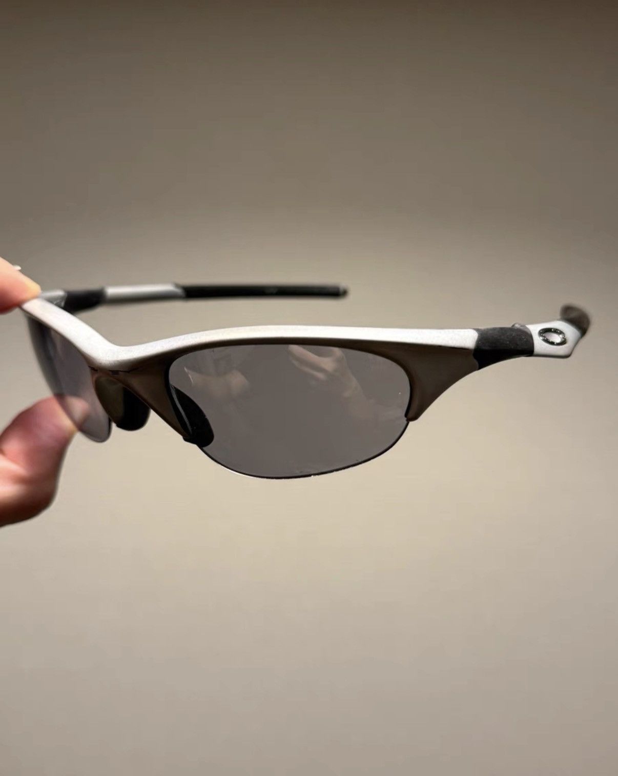 Oakley Oakley HALF JACKET Metallic Silver Sport Sunglasses K24 Size ONE SIZE - 3 Thumbnail