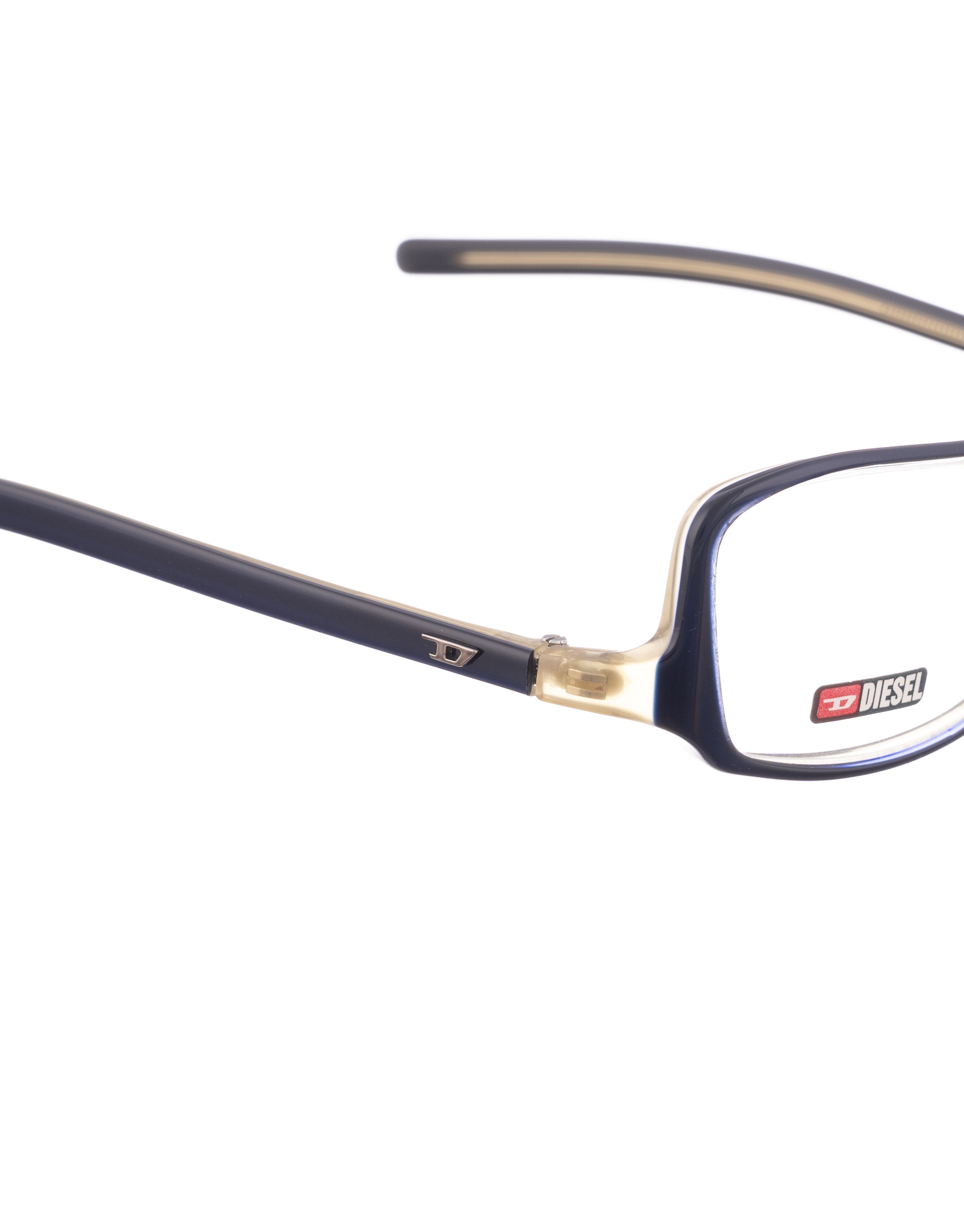 Diesel Diesel 00s Navy Glasses with Downturned Temples Size ONE SIZE - 3 Thumbnail