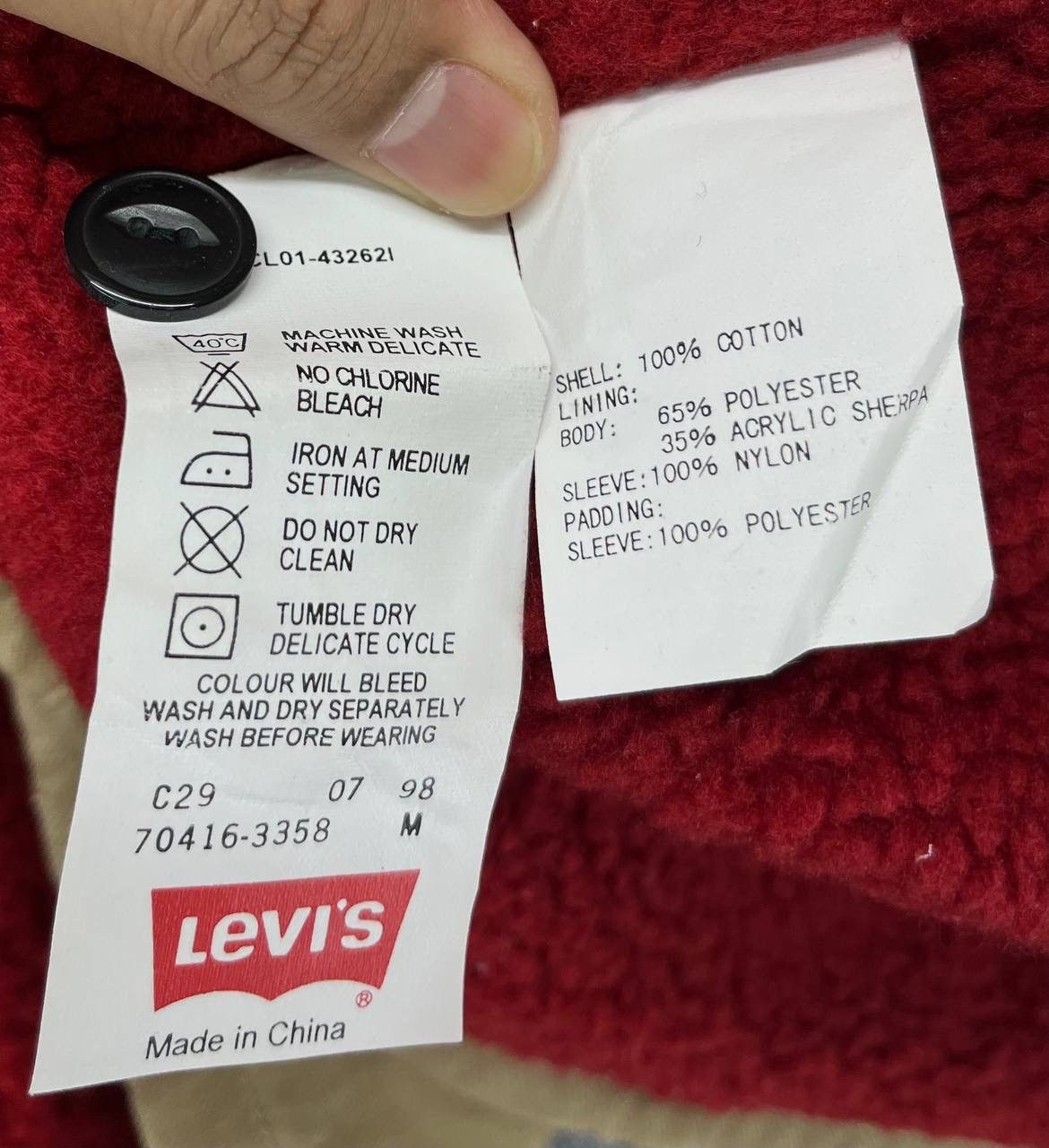Levi's Vintage Levis Silver Tab Rare Zip Up Chore Jacket Size US M / EU 48-50 / 2 - 10 Thumbnail