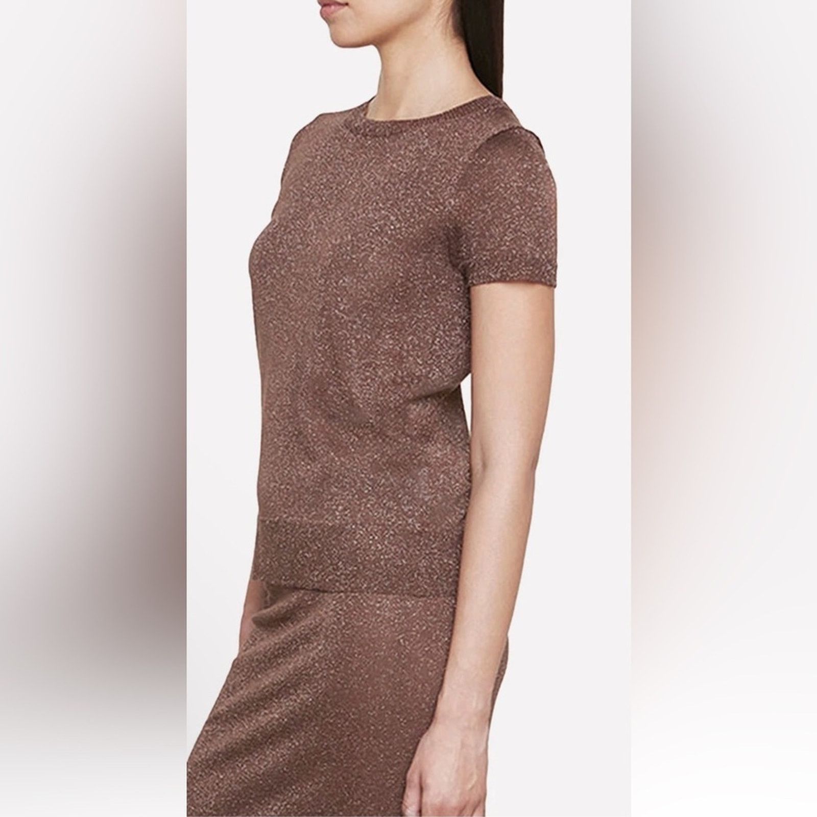 Enza Costa NEW Enza Costa $225 Shimmering Brown Women's Top Size S Size S / US 4 / IT 40 - 5 Thumbnail