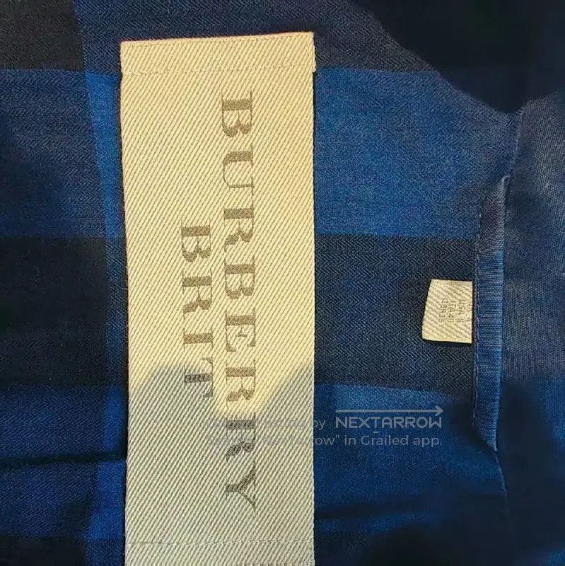 Burberry Burberry Women's Navy Cotton Trench Coat. Size L / US 10 / IT 46 - 8 Thumbnail