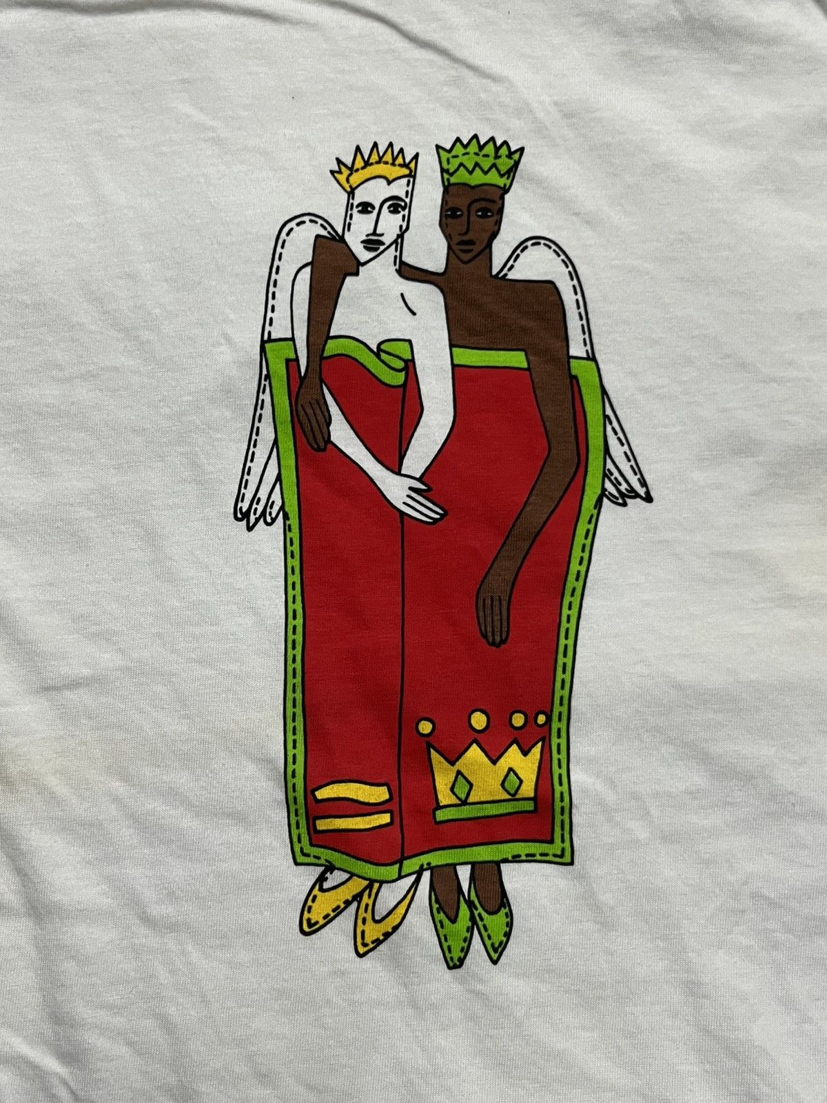 Jean Charles De Castelbajac Vintage Jc de Castelbajac Mare Uomo Twin Angels T-Shirt Size US L / EU 52-54 / 3 - 2 Thumbnail