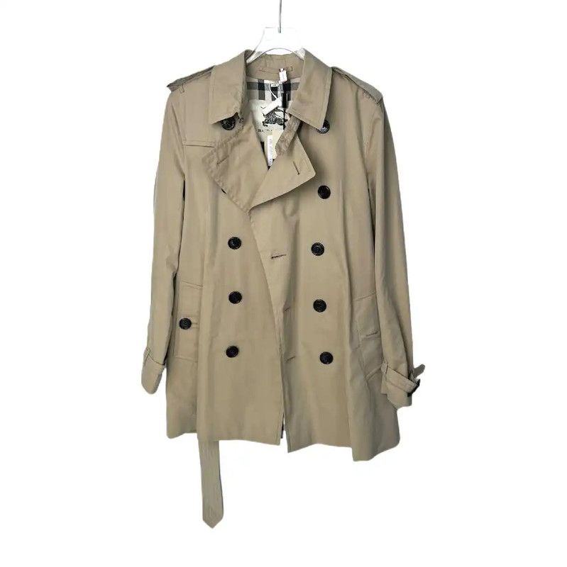Burberry Burberry Women's Beige Cotton Trench Coat XXL Size XXL / US 16-18 / IT 52-54 - 1 Thumbnail
