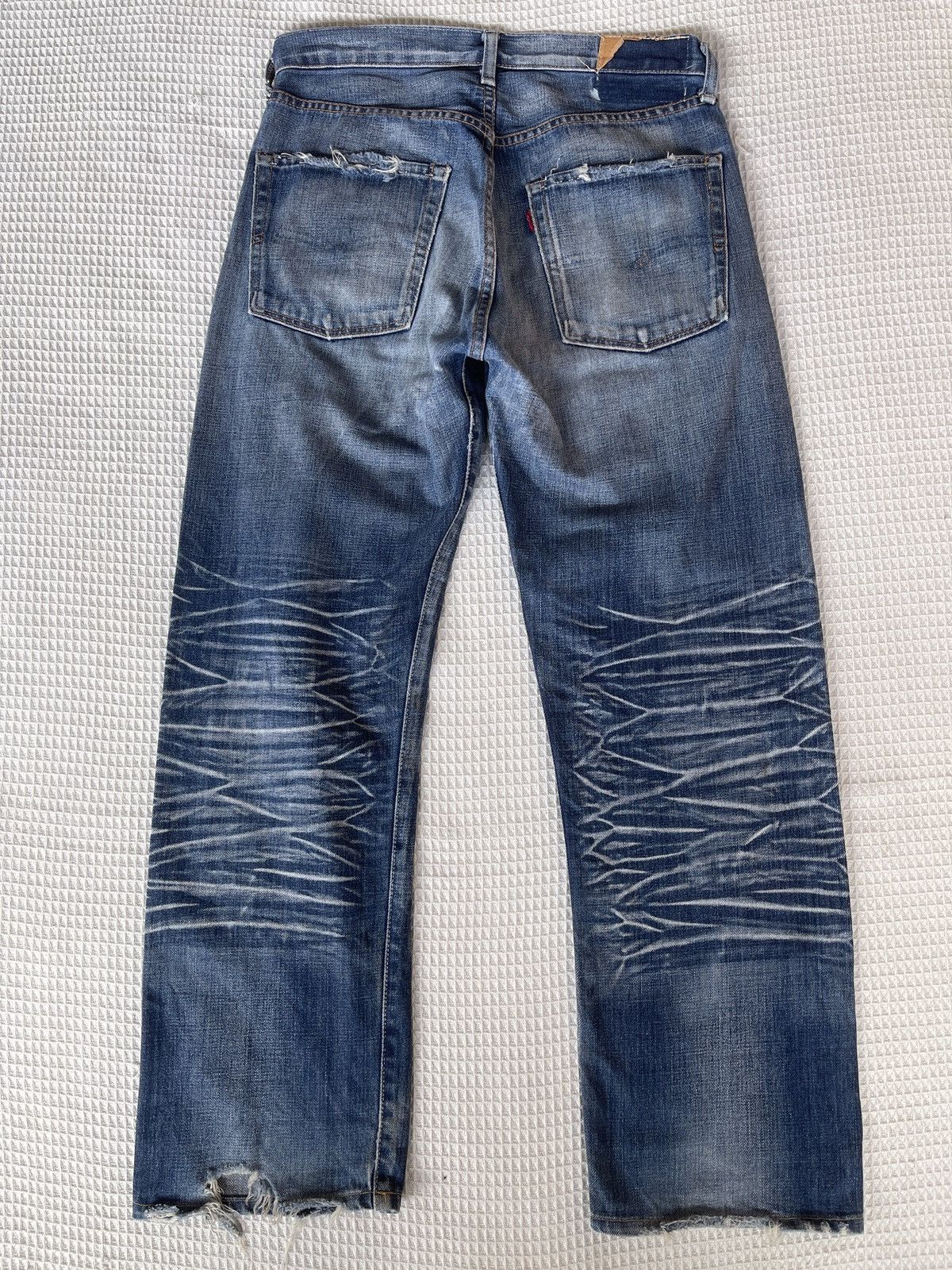 Rare🔥Vintage Levis LVC Big E Selvedge Distressed Jeans