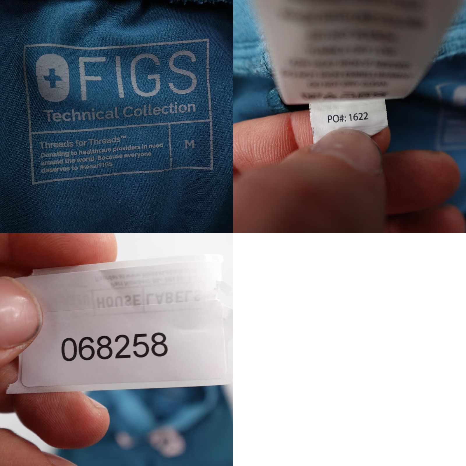 Vintage FIGS Scrub Pants Womens Medium Blue Kigali Skinny Bottoms Nurse Medical Tech Shirt? Size 32" / US 10 / IT 46 - 9 Thumbnail