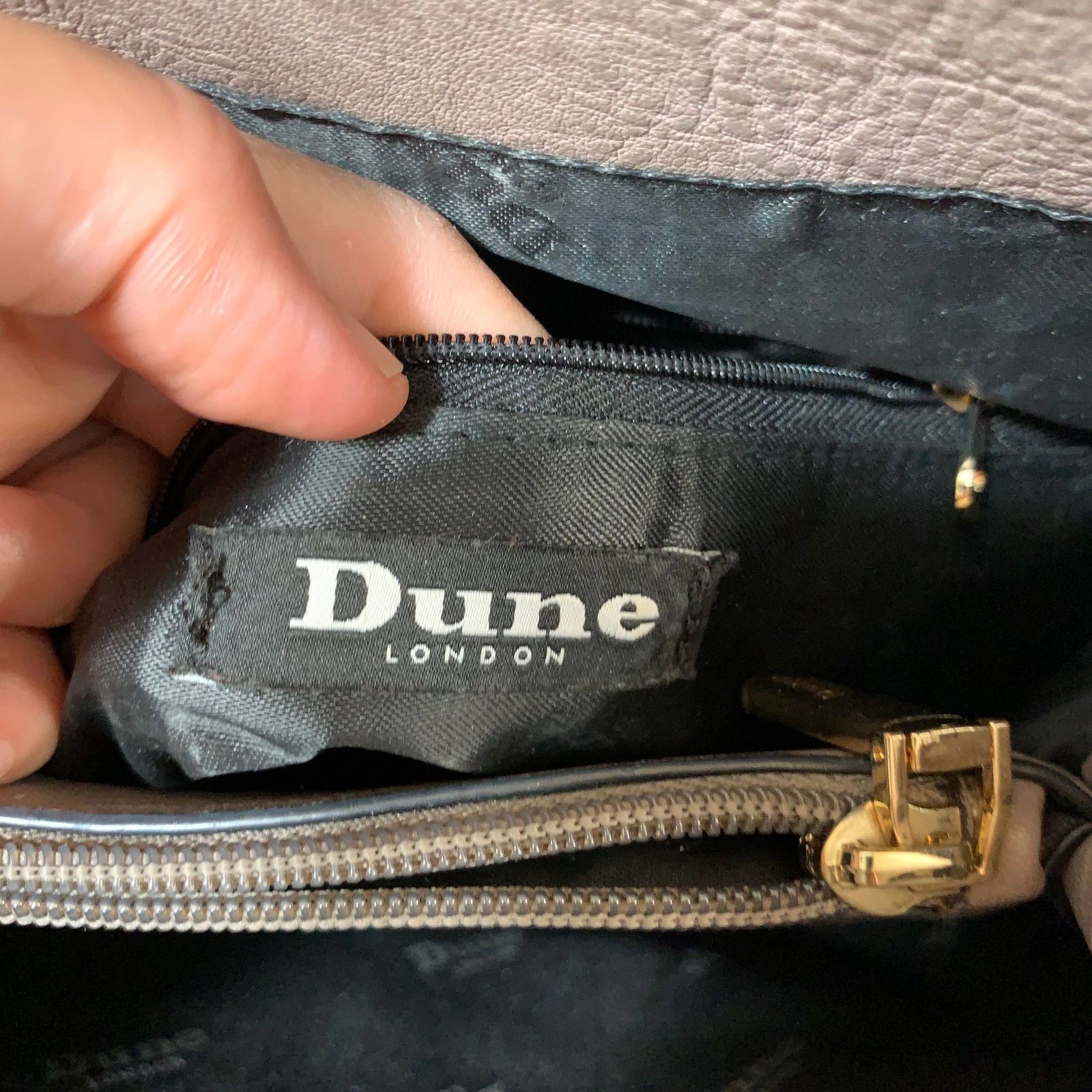 Dune London Dune London Womens Backpack Brown Faux Leather with Wallet Size ONE SIZE - 4 Thumbnail
