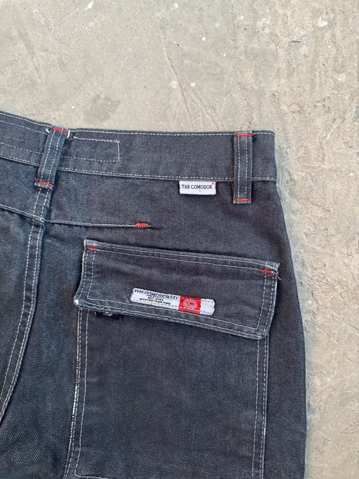 Japanese Brand × Vintage Vintage Workwear Baggy Double Knee Distressed Denim Pants Size US 32 / EU 48 - 9 Thumbnail