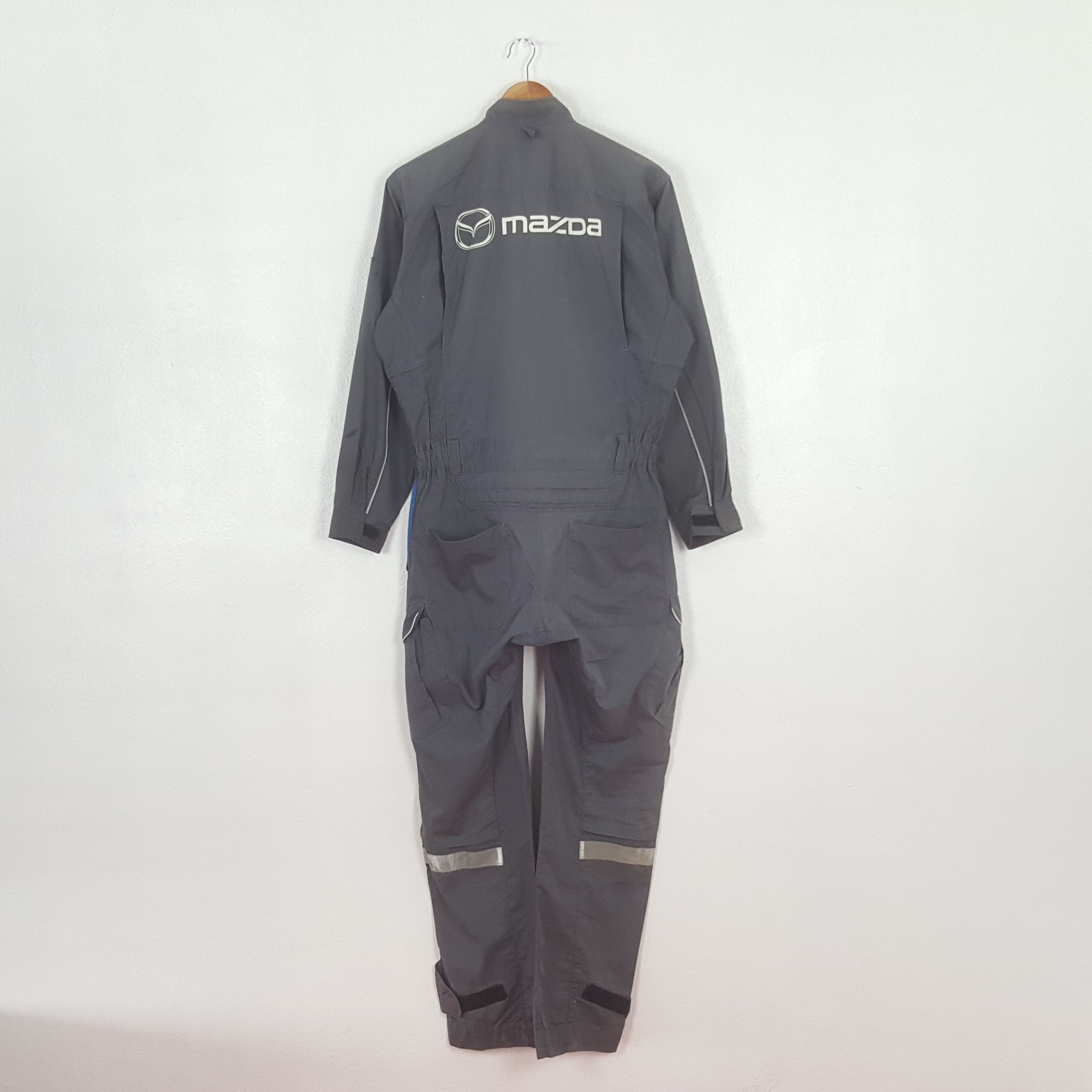 Vintage Vintage Mazda American Racing Coverall Jacket C304N10 Size US M / EU 48-50 / 2 - 1 Thumbnail