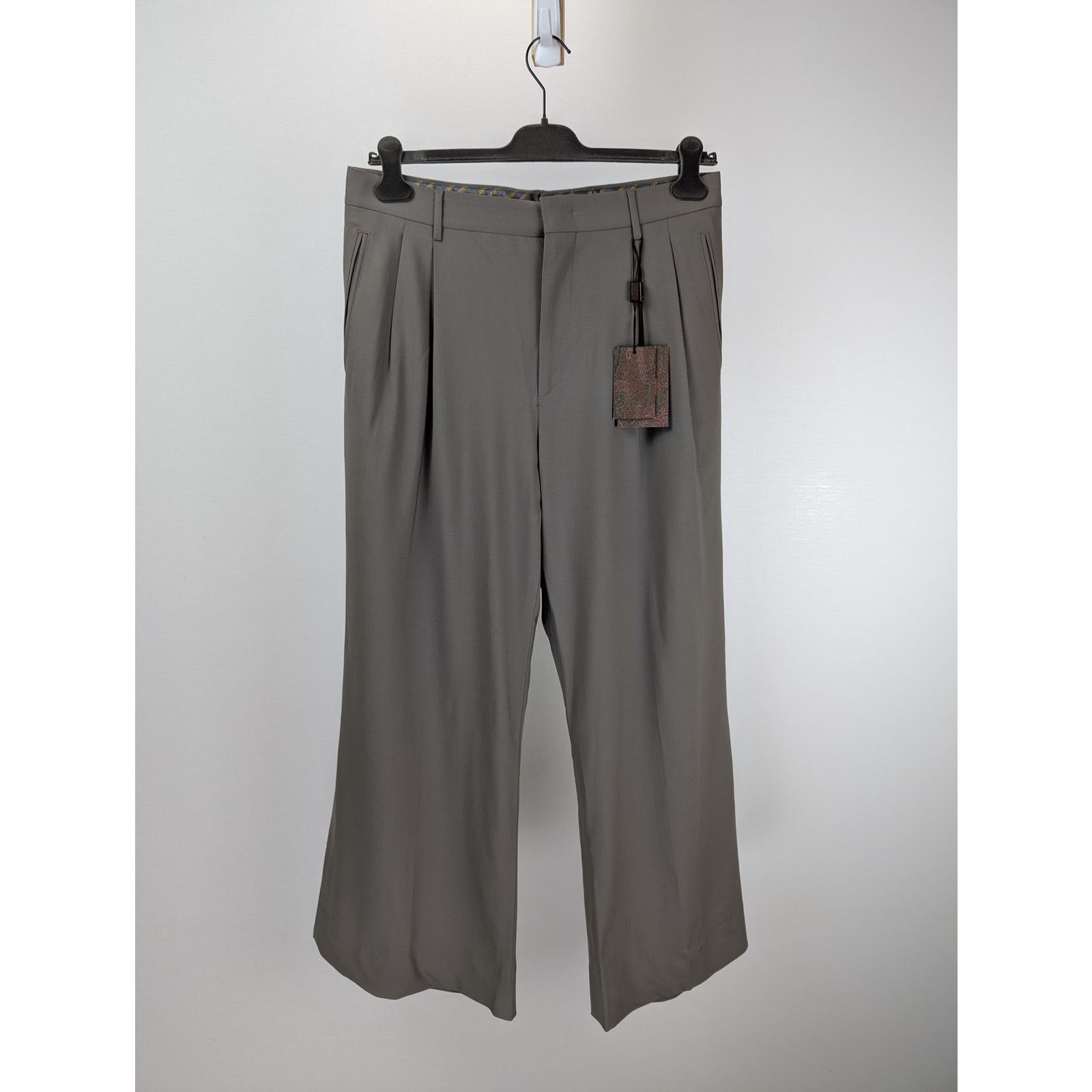 Etro o1rshd1 CC20 Dress Pantaloni Dress Pants in Multicolor Size US 34 / EU 50 - 1 Thumbnail