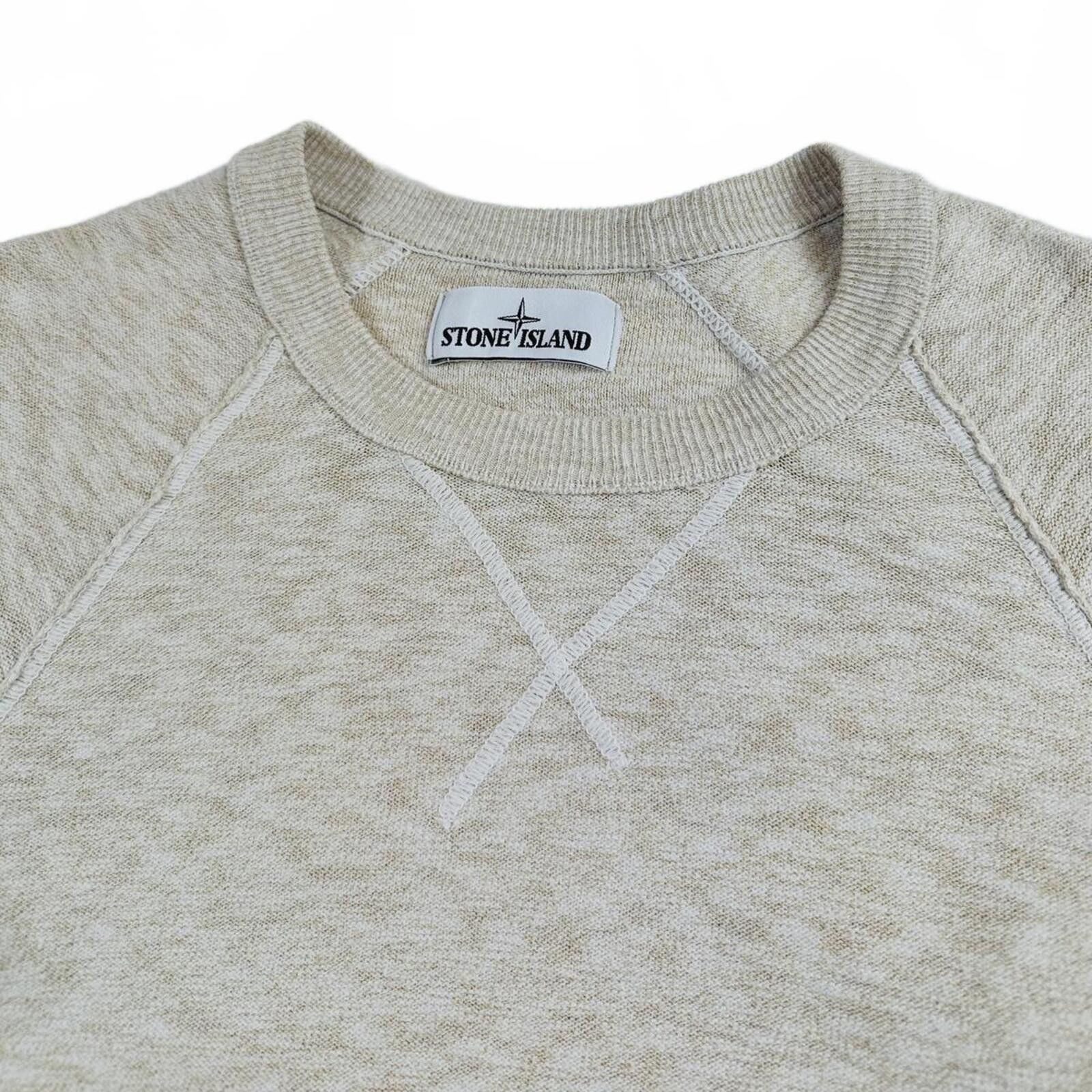 Stone Island Stone Island Marl Cotton Sweatshirt Jumper Medium Size US S / EU 44-46 / 1 - 3 Thumbnail