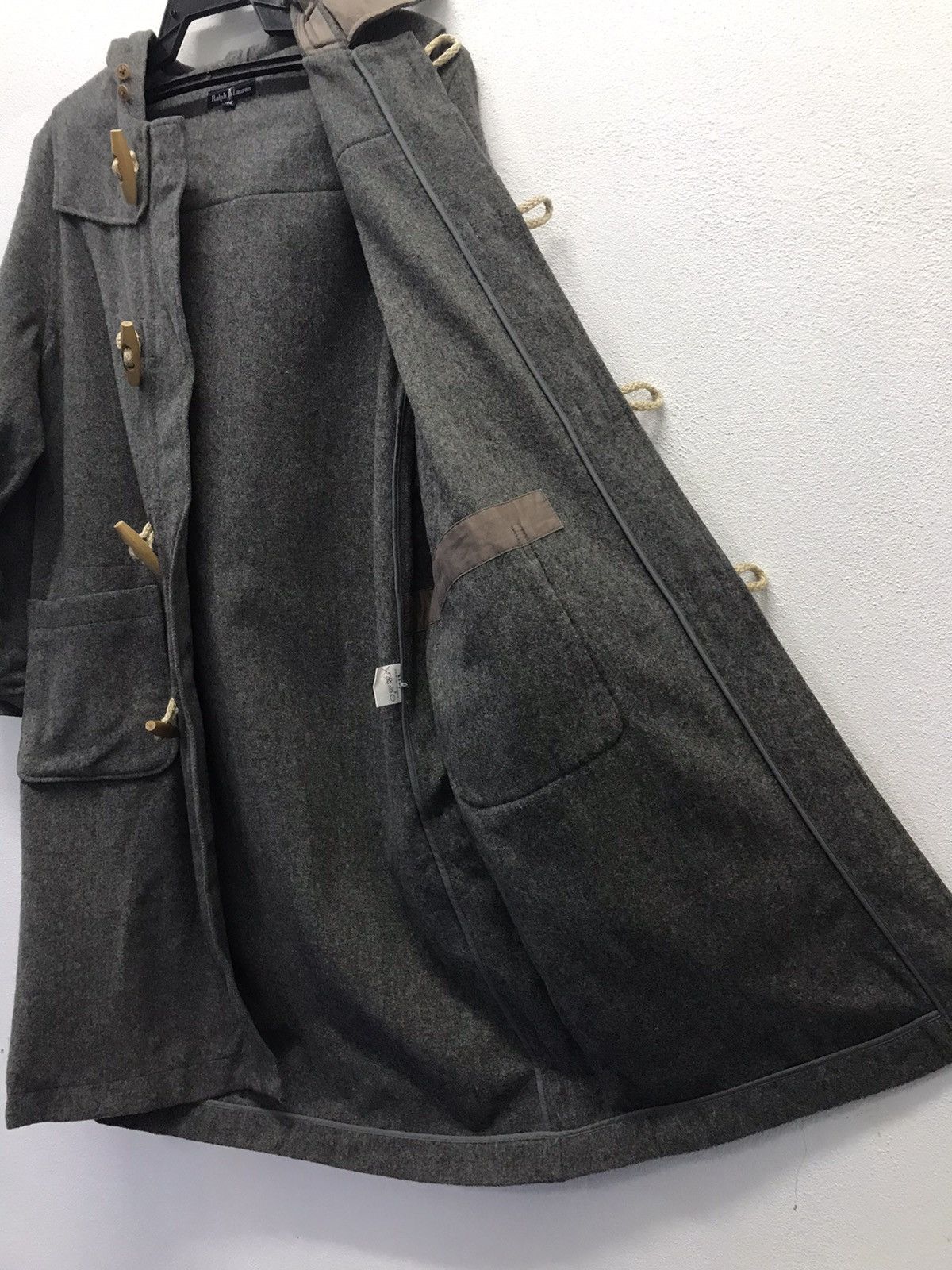 Ralph Lauren × Vintage Vintage Ralph Lauren Long Jacket Coat HOODIE Size US L / EU 52-54 / 3 - 8 Thumbnail
