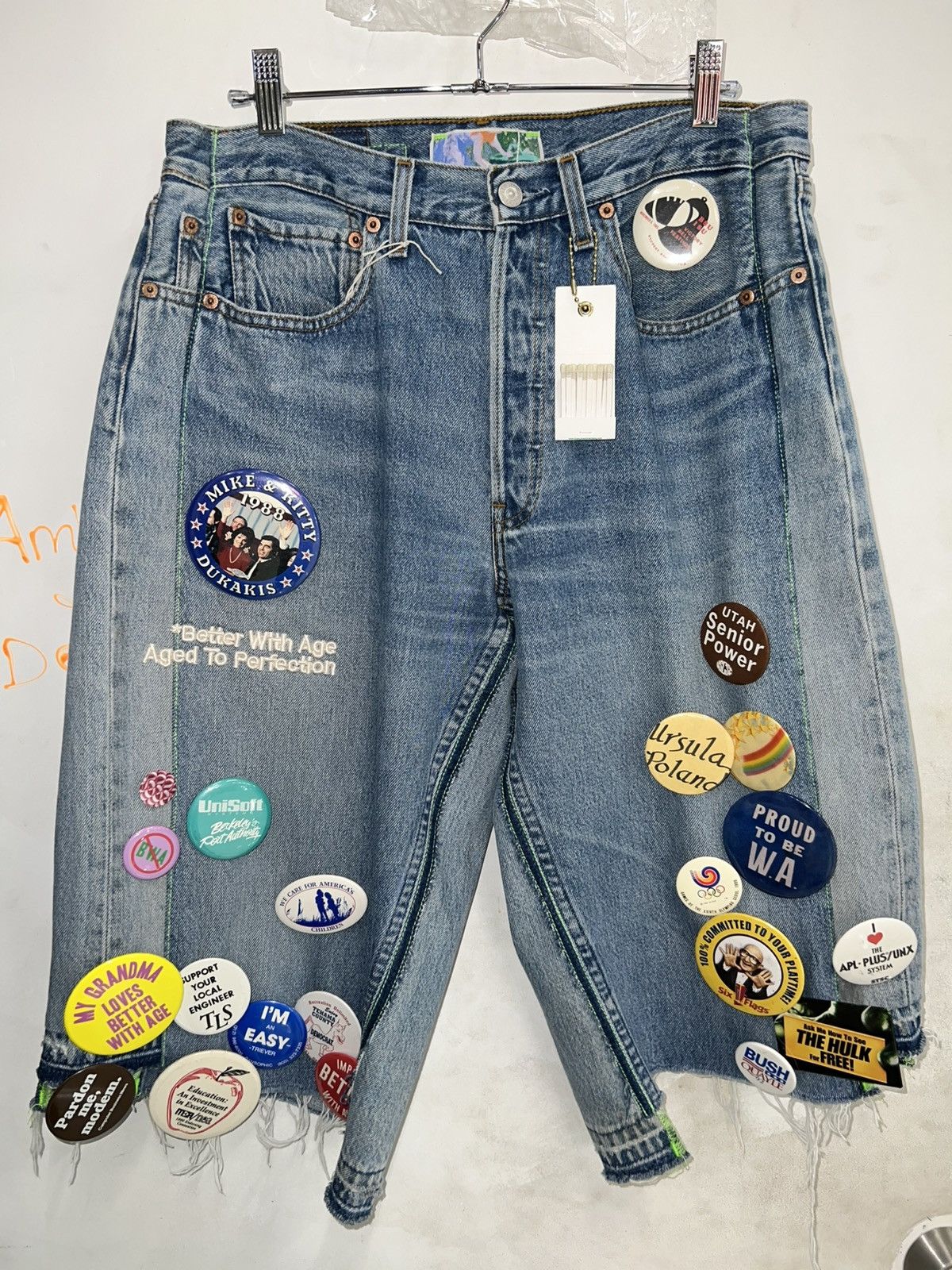 Better With Age Better With Age Campaign Long Denim Short Size US 34 / EU 50 - 1 Thumbnail