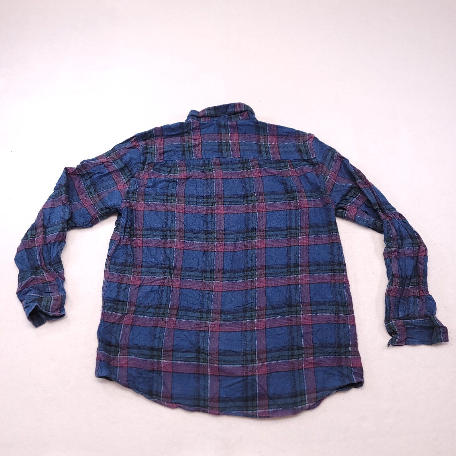 Pacsun PacSun Madras Flannel Button Up Shirt Mens Size Large L Blue Size US L / EU 52-54 / 3 - 10 Thumbnail