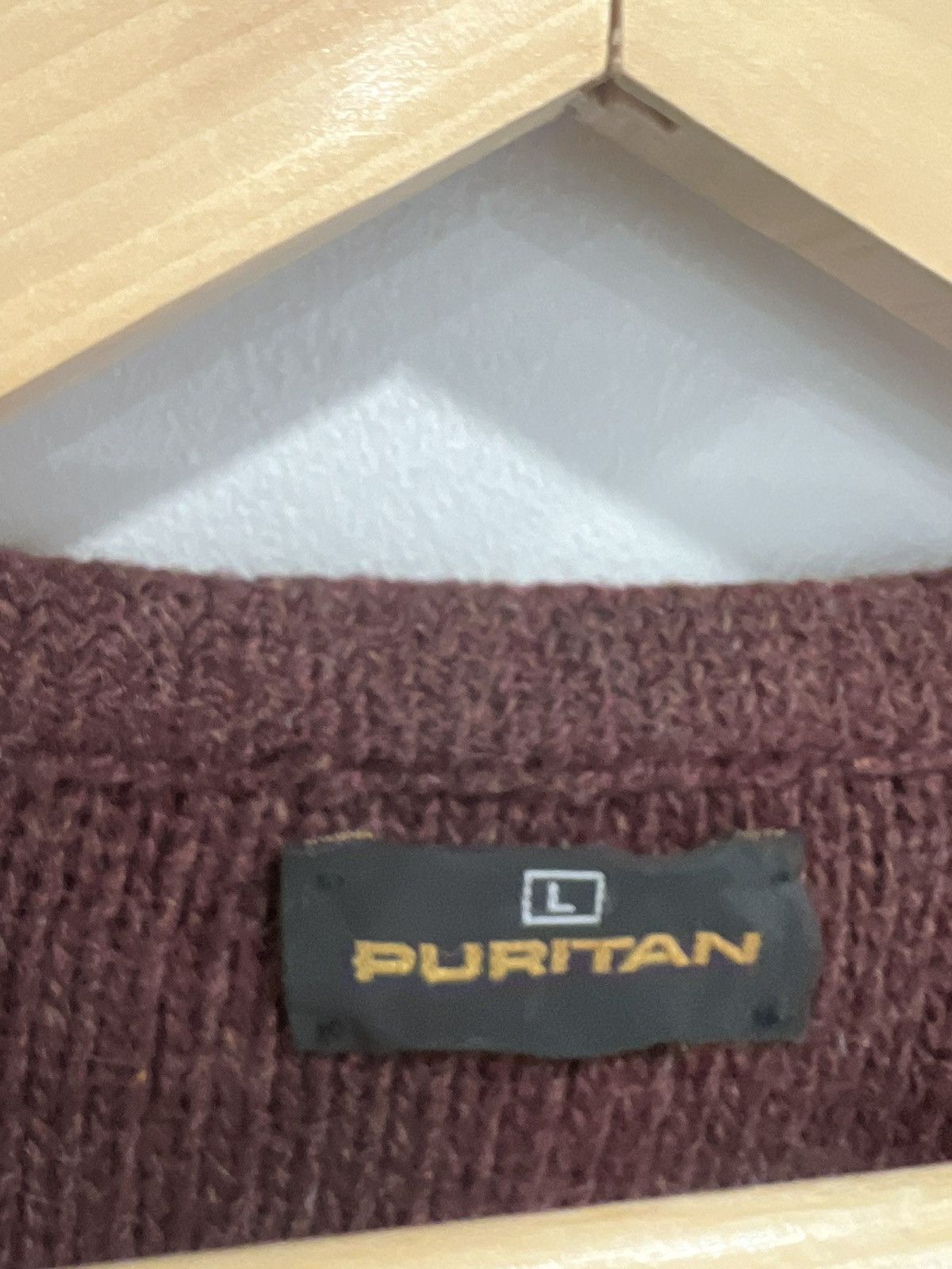 Japanese Brand Vintage 80s Puritan Cardigan Knit Sweater brick Size US L / EU 52-54 / 3 - 5 Thumbnail