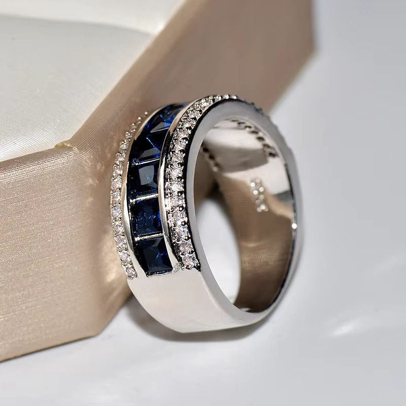 Jewelry Creative Inlaid Zircon Ring Size ONE SIZE - 4 Thumbnail