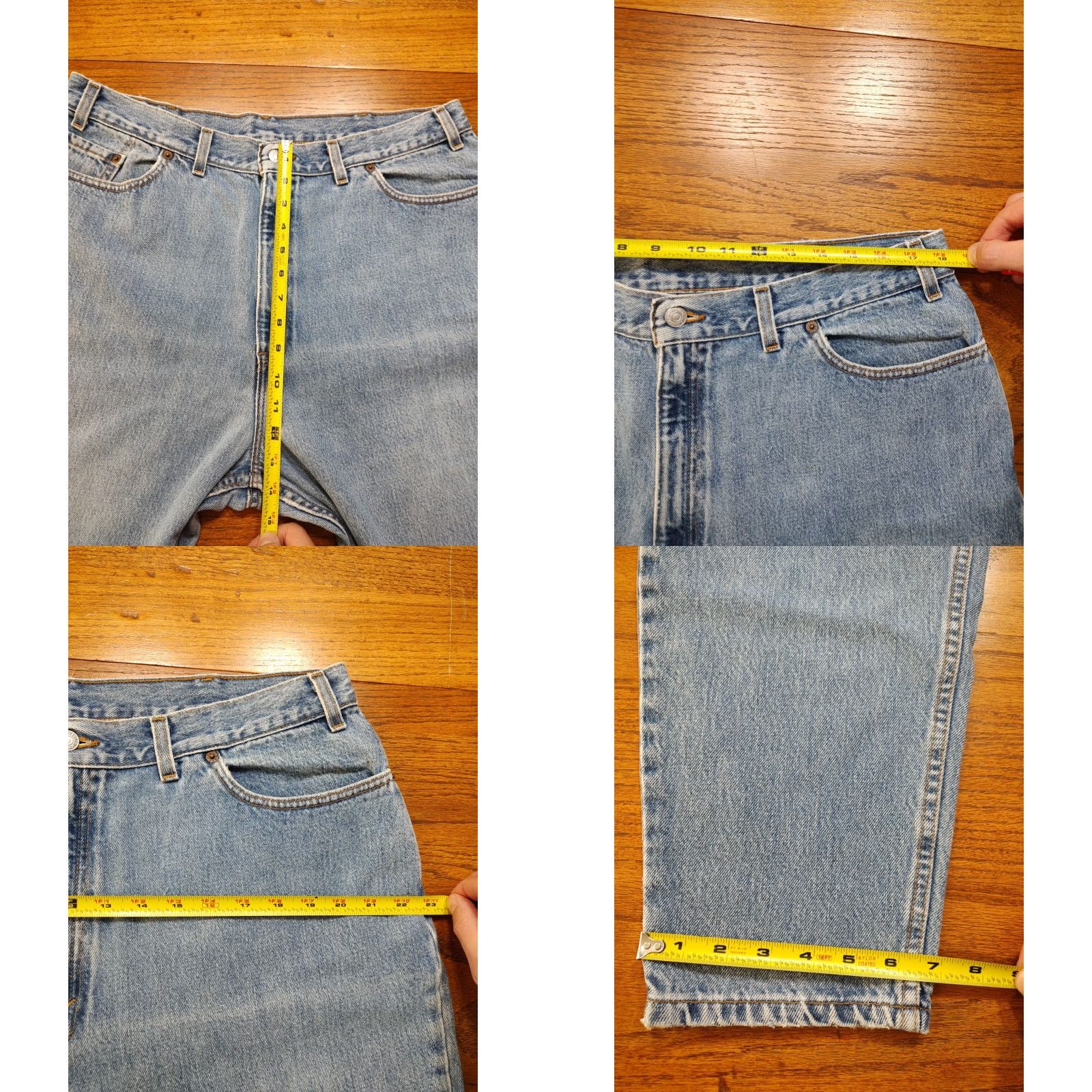 Levi's VINTAGE Levi's Jeans 550 Relaxed Fit Tapered Leg 20W Womens Blue USA Made 36x31 90s Retro Size 42" / US 20 - 8 Thumbnail