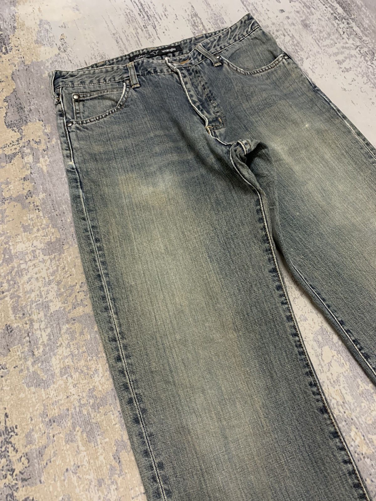 If Six Was Nine Vintage 90s Wrangler Jeans Rusty Straight Leg Denim Size US 30 / EU 46 - 2 Thumbnail