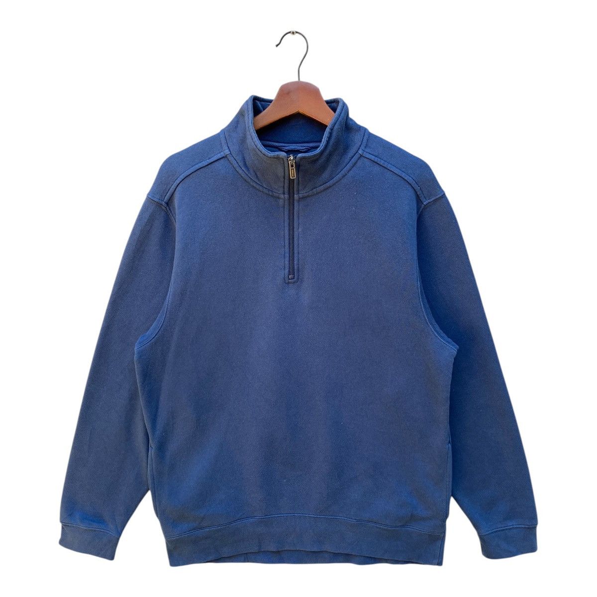 L.L. Bean Vintage LL Bean Sweatshirt Quarter Zip Jumper Turtle Neck Size US L / EU 52-54 / 3 - 1 Thumbnail