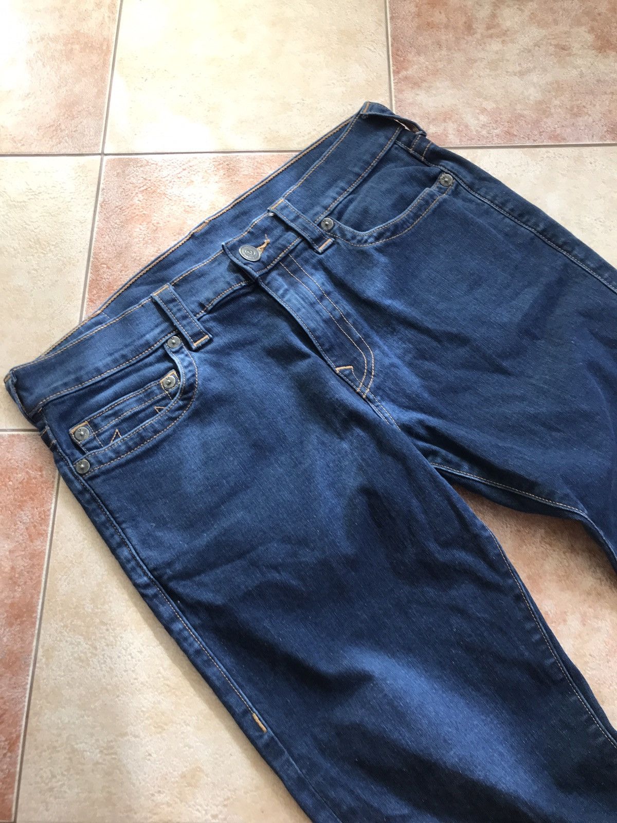 True Religion × Vintage Vintage True Religion Rocco No Flap SE Jeans Size US 34 / EU 50 - 5 Thumbnail