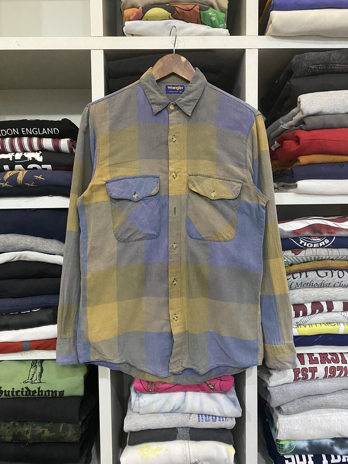 Flannel × Vintage × Wrangler Vintage Wrangler Flannel Size US M / EU 48-50 / 2 - 1 Thumbnail