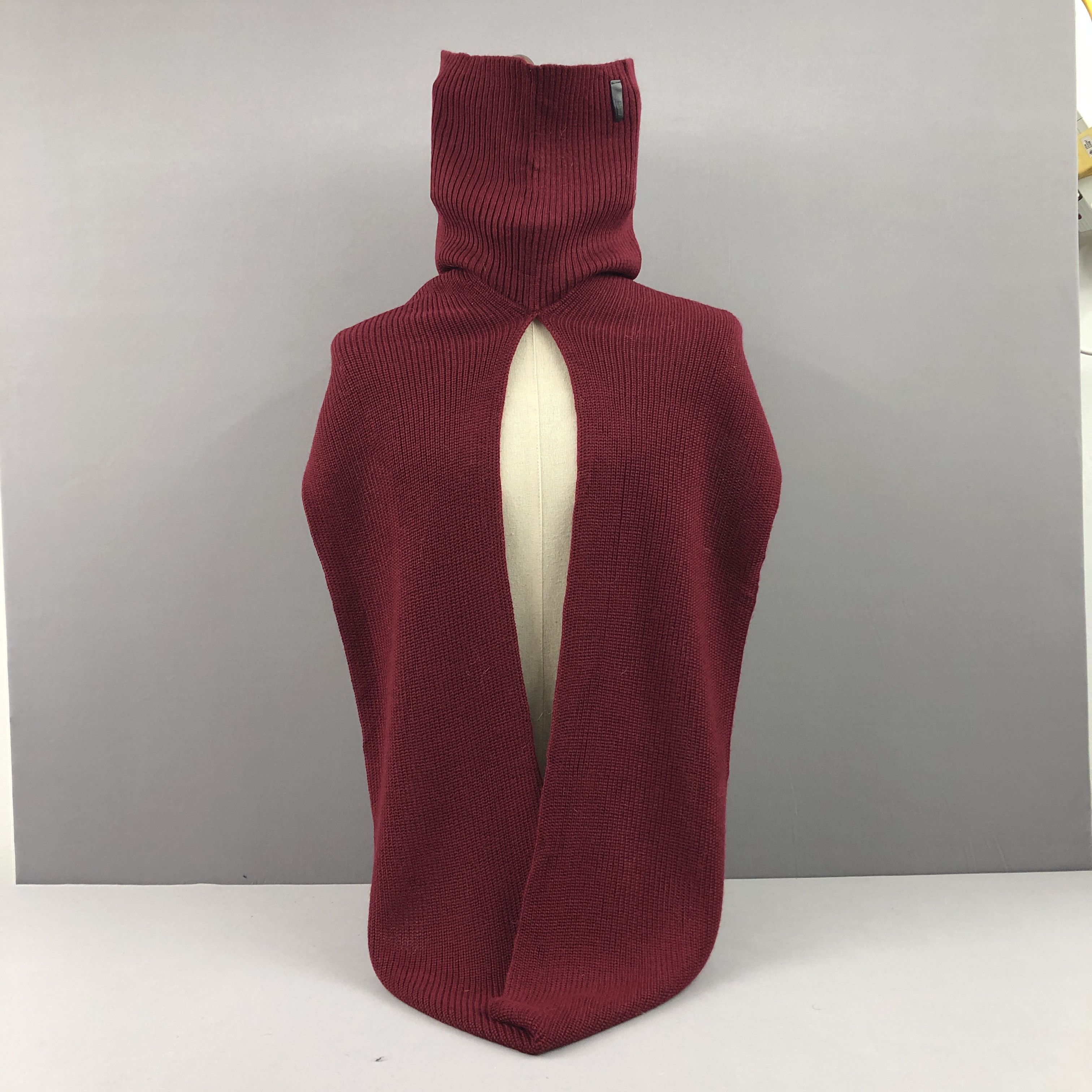Armani Vintage Armani Scarf Ribbed Knit Turtleneck Large Scarves Size ONE SIZE - 2 Thumbnail