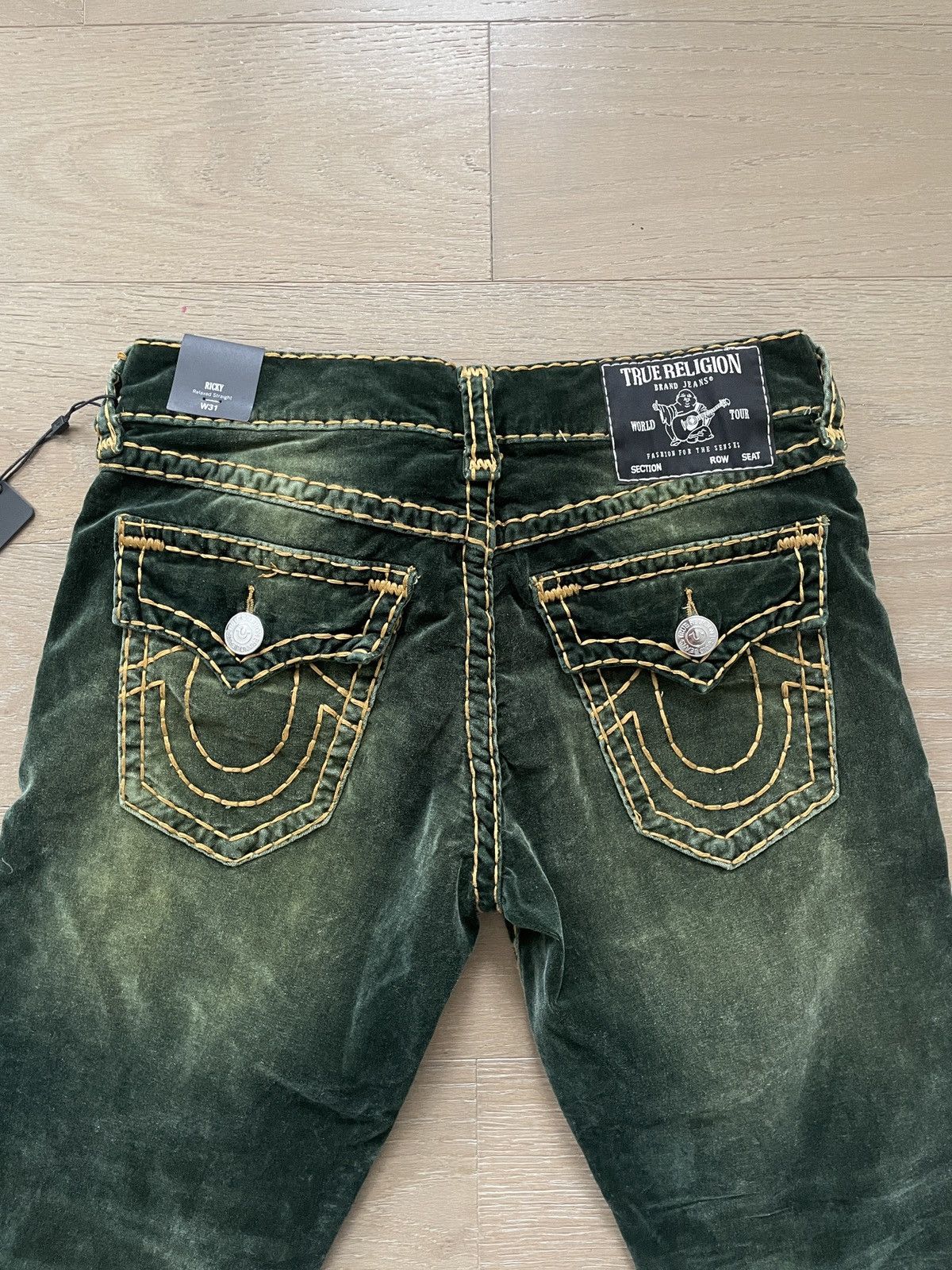 True Religion TRUE RELIGION - CONSTANTINE - RICKY RELAXED STRAIGHT Size US 31 - 12 Thumbnail