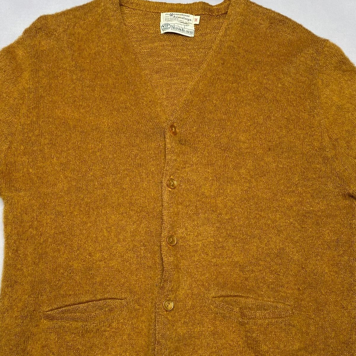 Vintage Vintage 60s Moonshiner Knit Himalaya Mohair Cardigan Medium Size US M / EU 48-50 / 2 - 2 Thumbnail
