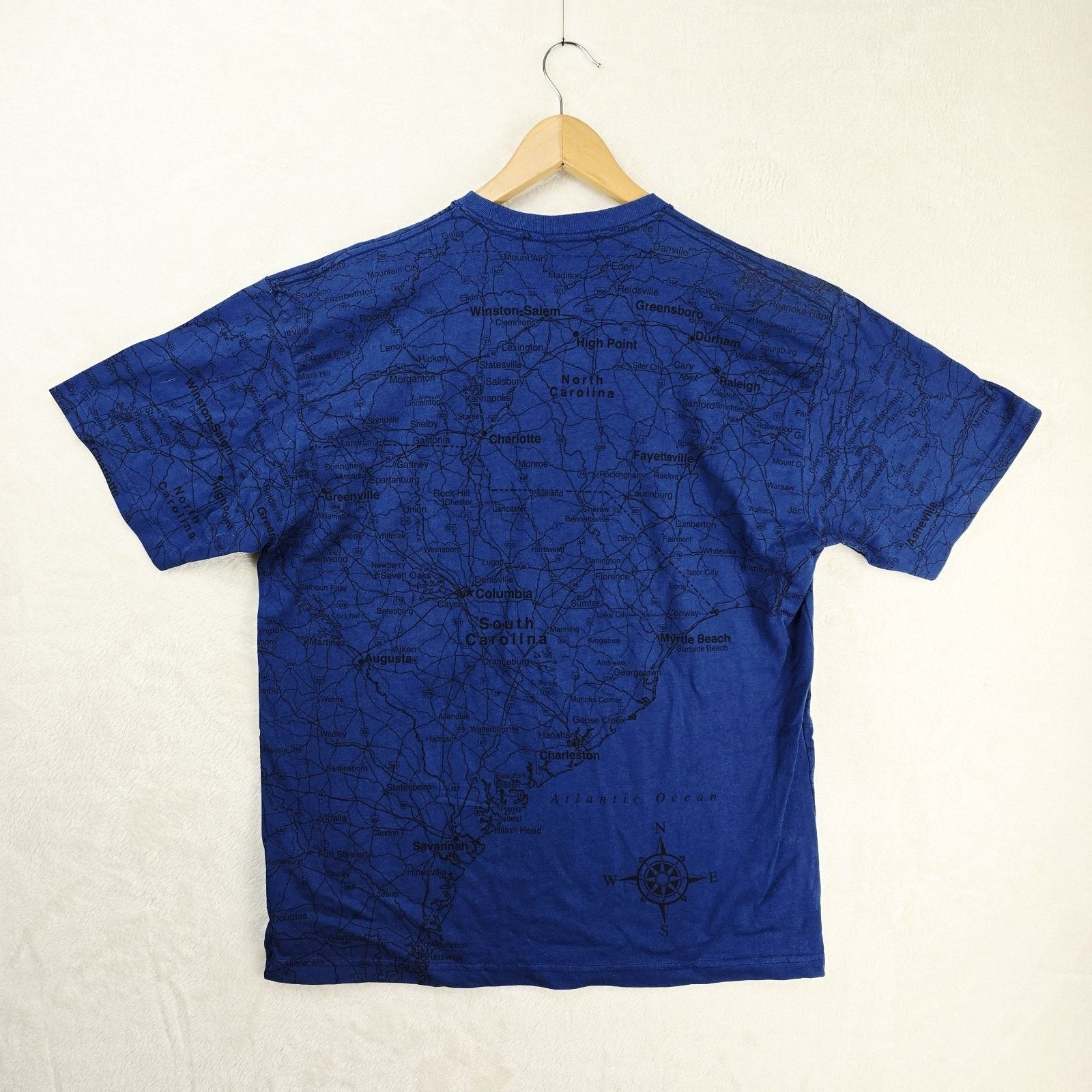 Other NWT Vintage State Of Mine South Carolina Map AOP Shirt Large Size US L / EU 52-54 / 3 - 7 Thumbnail