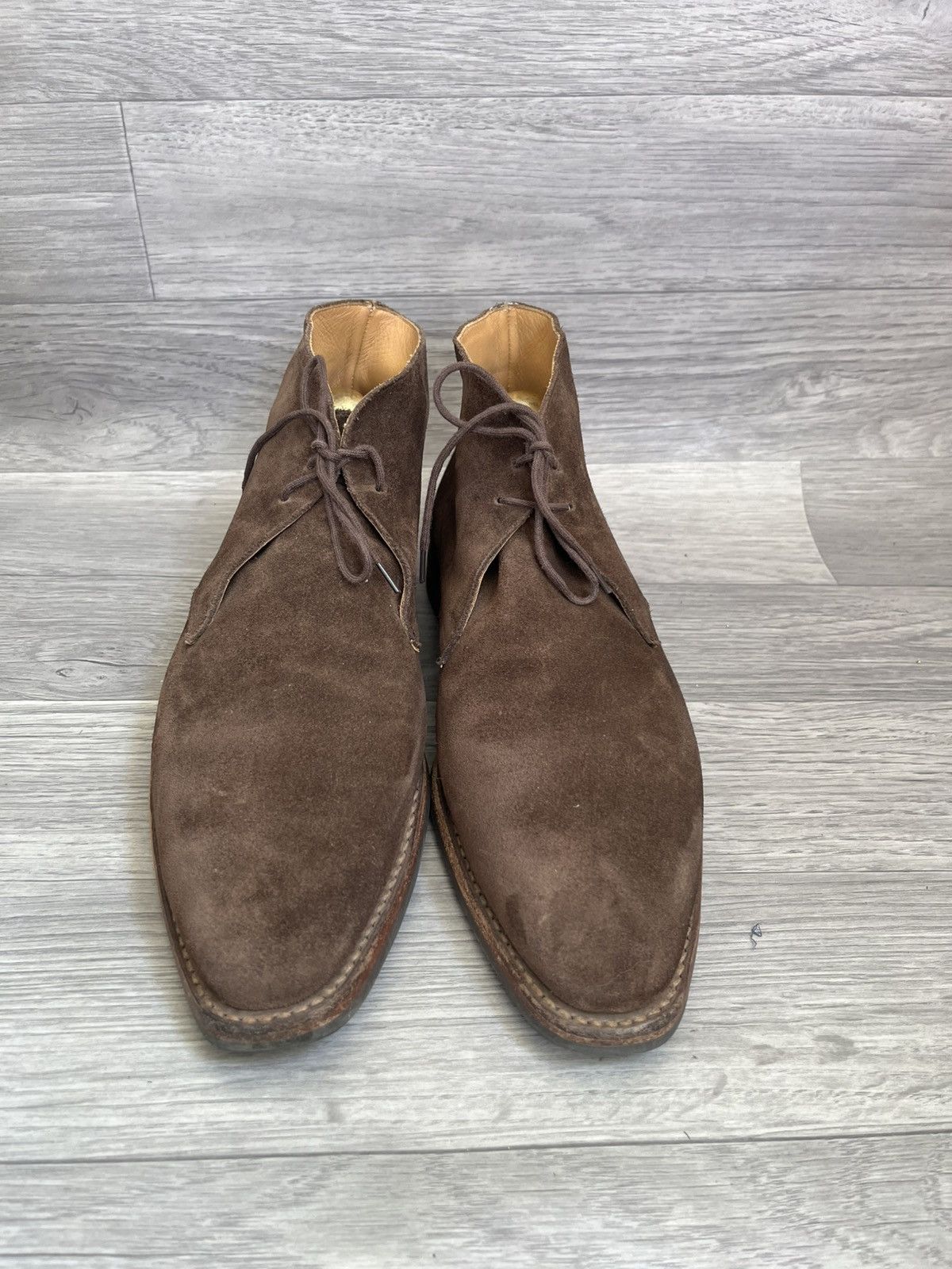 Crockett & Jones Crockett and Jones tetbury brown suede chukka boots sz Uk7.5 Size US 8.5 / EU 41-42 - 3 Thumbnail