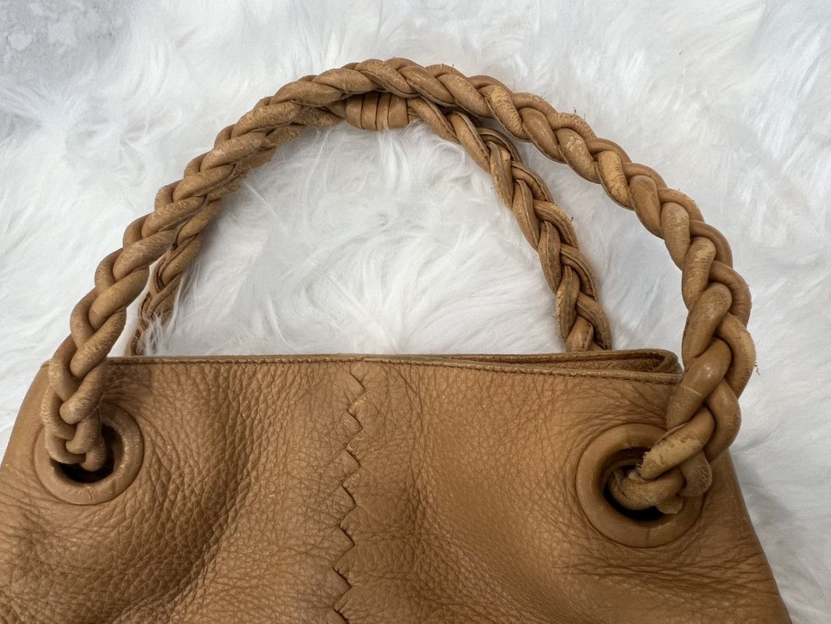 Bottega Veneta Vintage Bottega Veneta Cervo Hobo Bag – Camel Leather Size ONE SIZE - 12 Thumbnail