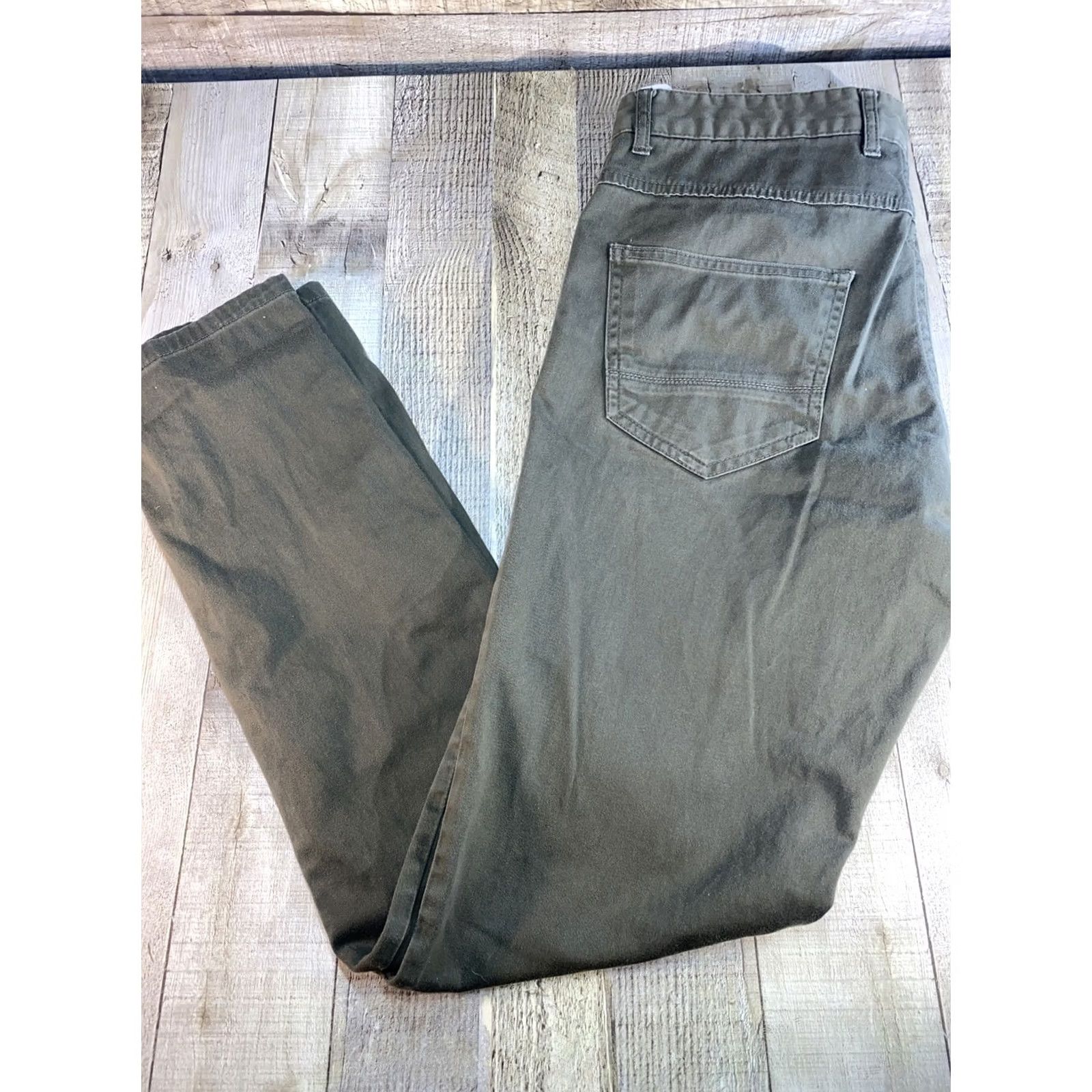 Zara Zara Jeans Skinny Men 31x32 Green Regular Inseam 32 Mens Skinny Fit Green Jeans Size US 31 - 4 Thumbnail