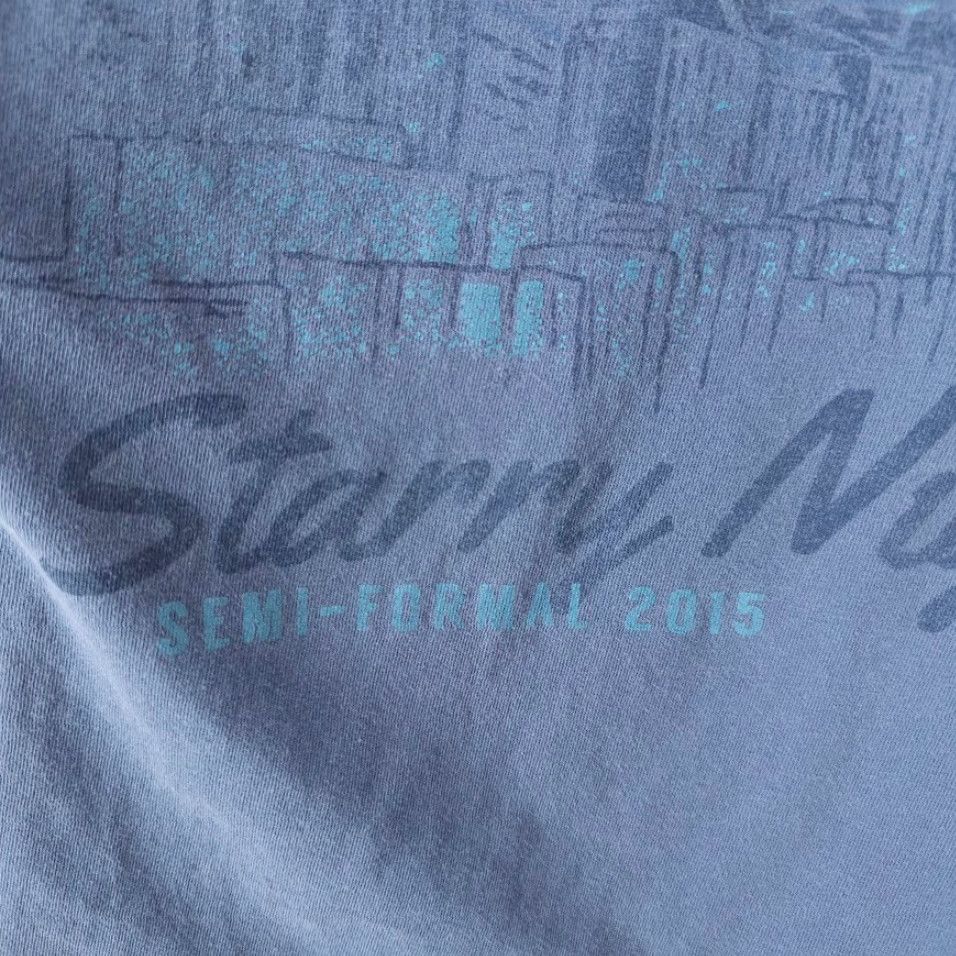 Comfort Colors Vincent Van Gogh T Shirt Mens Size Large Blue Starry Night Phi Nu Semi Formal Shirt Mens Large Blue Starry Night Phi Nu Semi Formal Size 42R - 6 Thumbnail