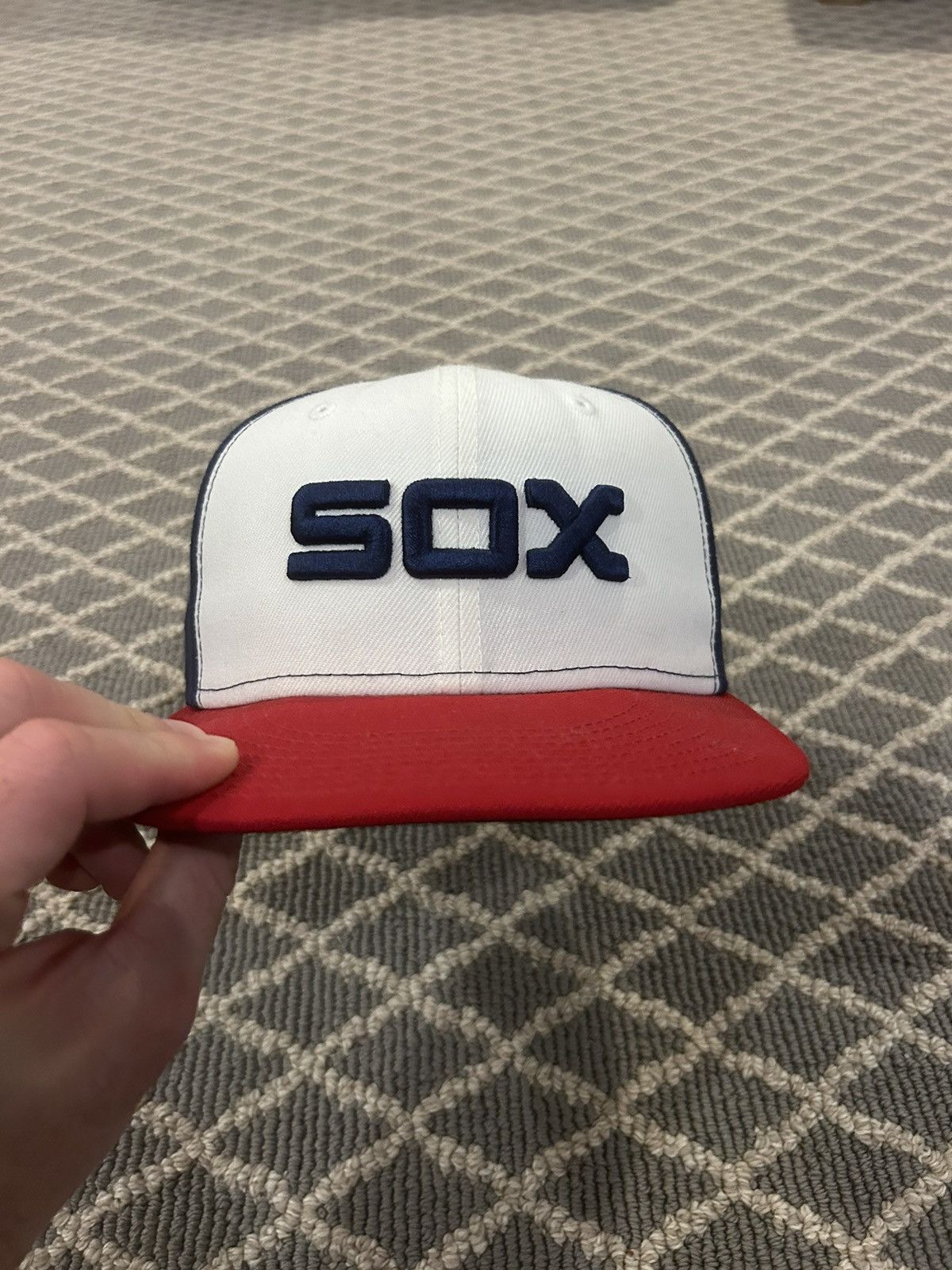 New Era Retro White Sox Fitted Hat Size ONE SIZE - 2 Thumbnail