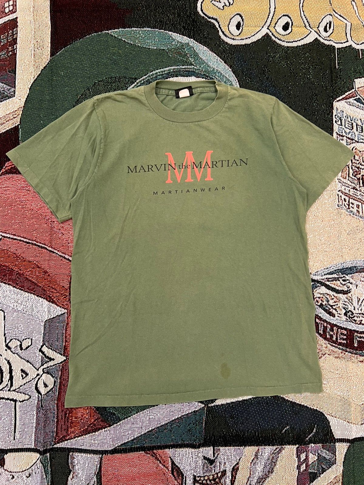 Vintage Marvin The Martian Changes Tee Green Size US L / EU 52-54 / 3 - 3 Thumbnail