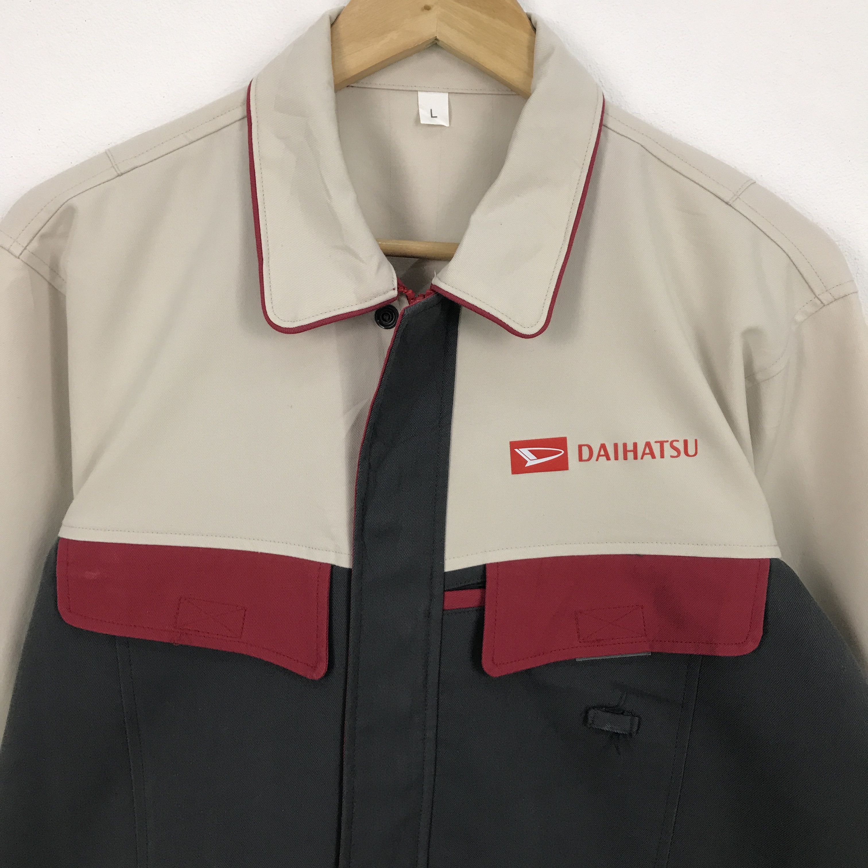 Japanese Brand Vintage daihatsu work uniform up zipper jacket Size US L / EU 52-54 / 3 - 2 Thumbnail