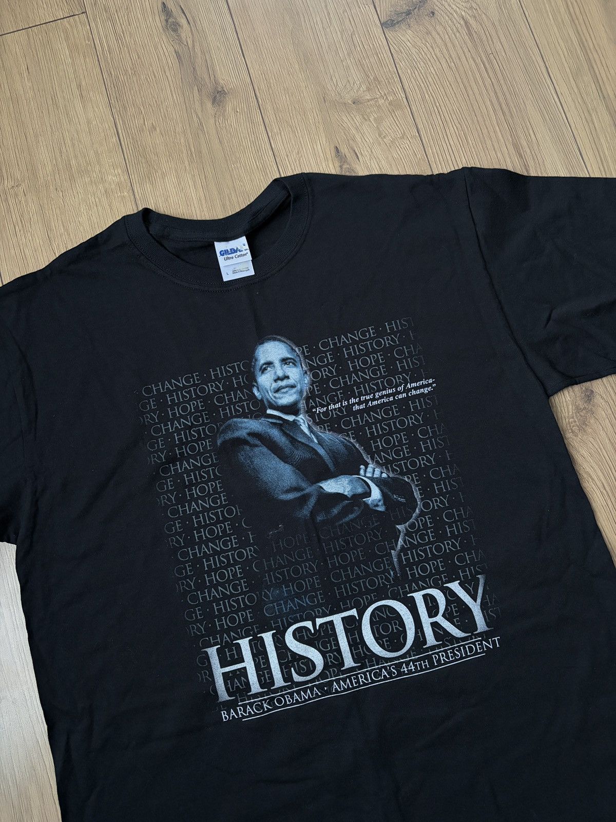 Band Tees Barack Obama 44th President USA T-shirt Size US L / EU 52-54 / 3 - 2 Thumbnail