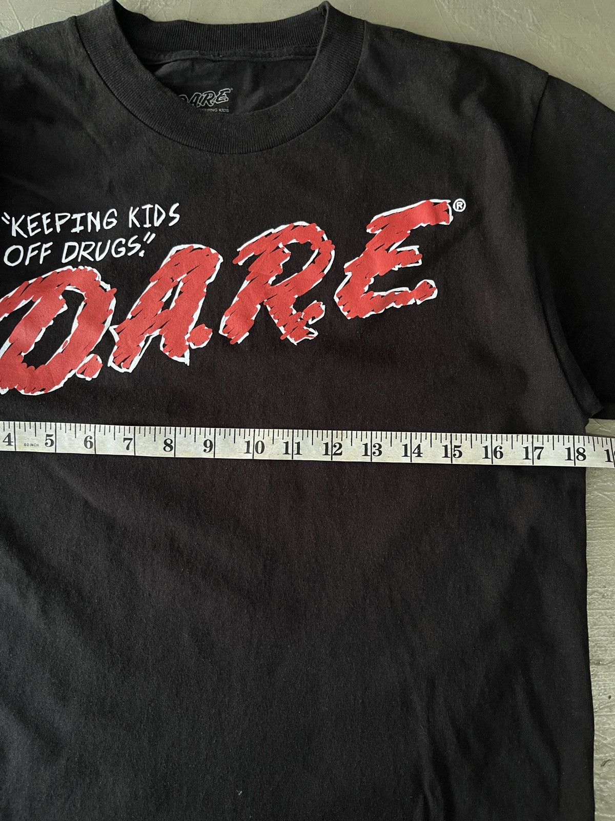 D.A.R.E Dare Resist Drugs Tee Rare Design ERD Grunge Size US S / EU 44-46 / 1 - 9 Thumbnail