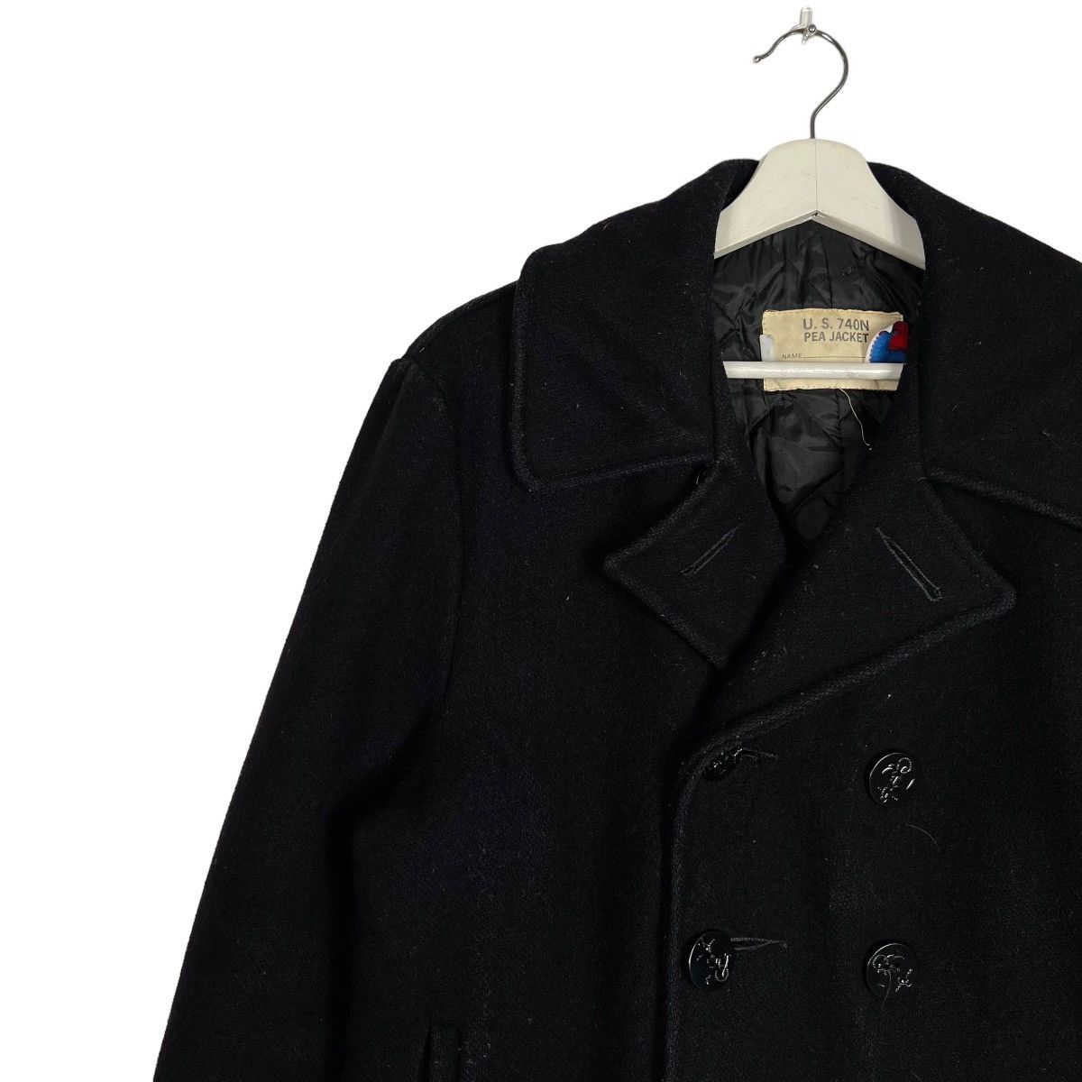 Schott 🔥 VINTAGE SCHOTT NAVY PEACOAT Size US M / EU 48-50 / 2 - 9 Thumbnail